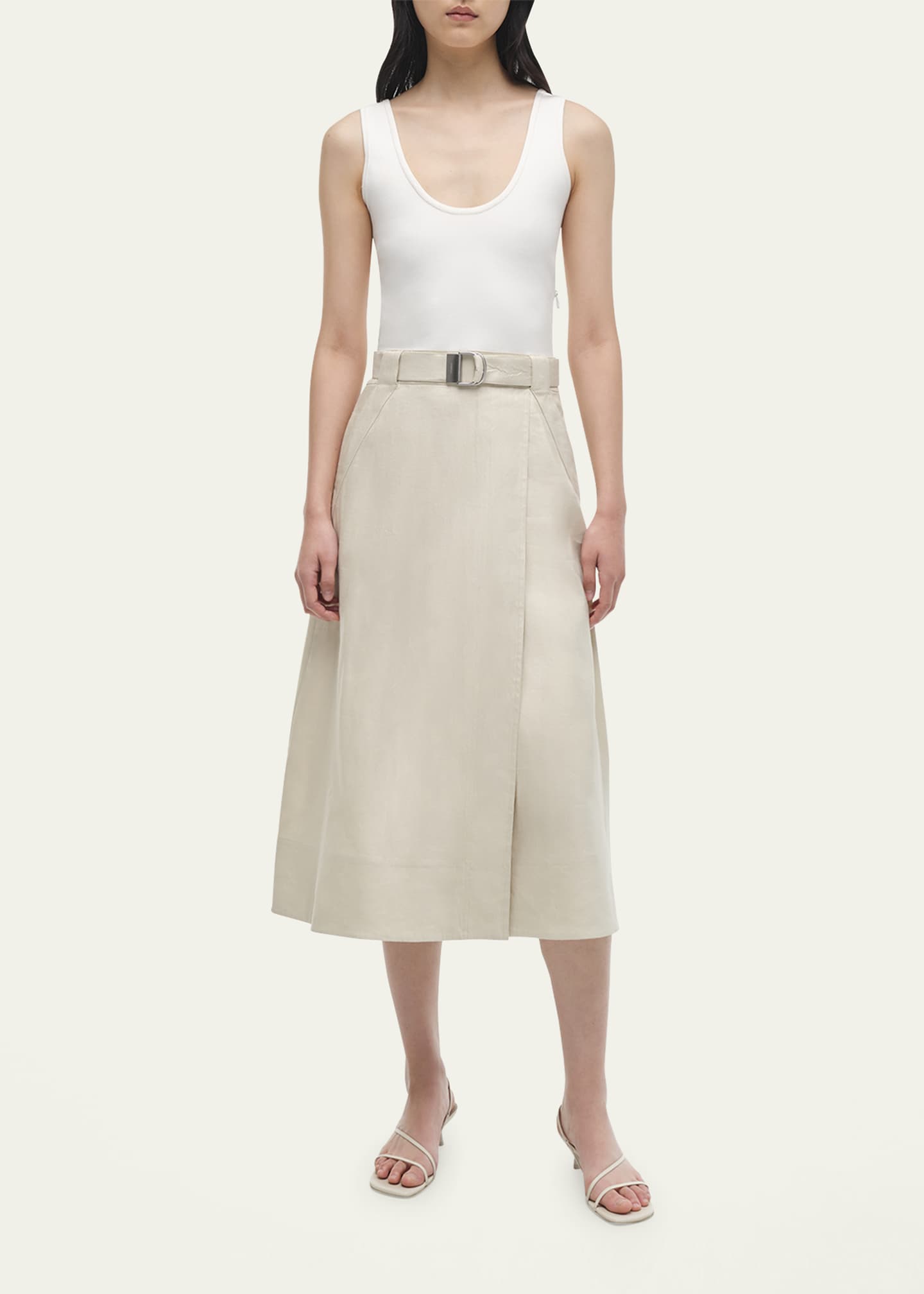 SIMKHAI Camden Tank Midi Dress Image 4 of 5