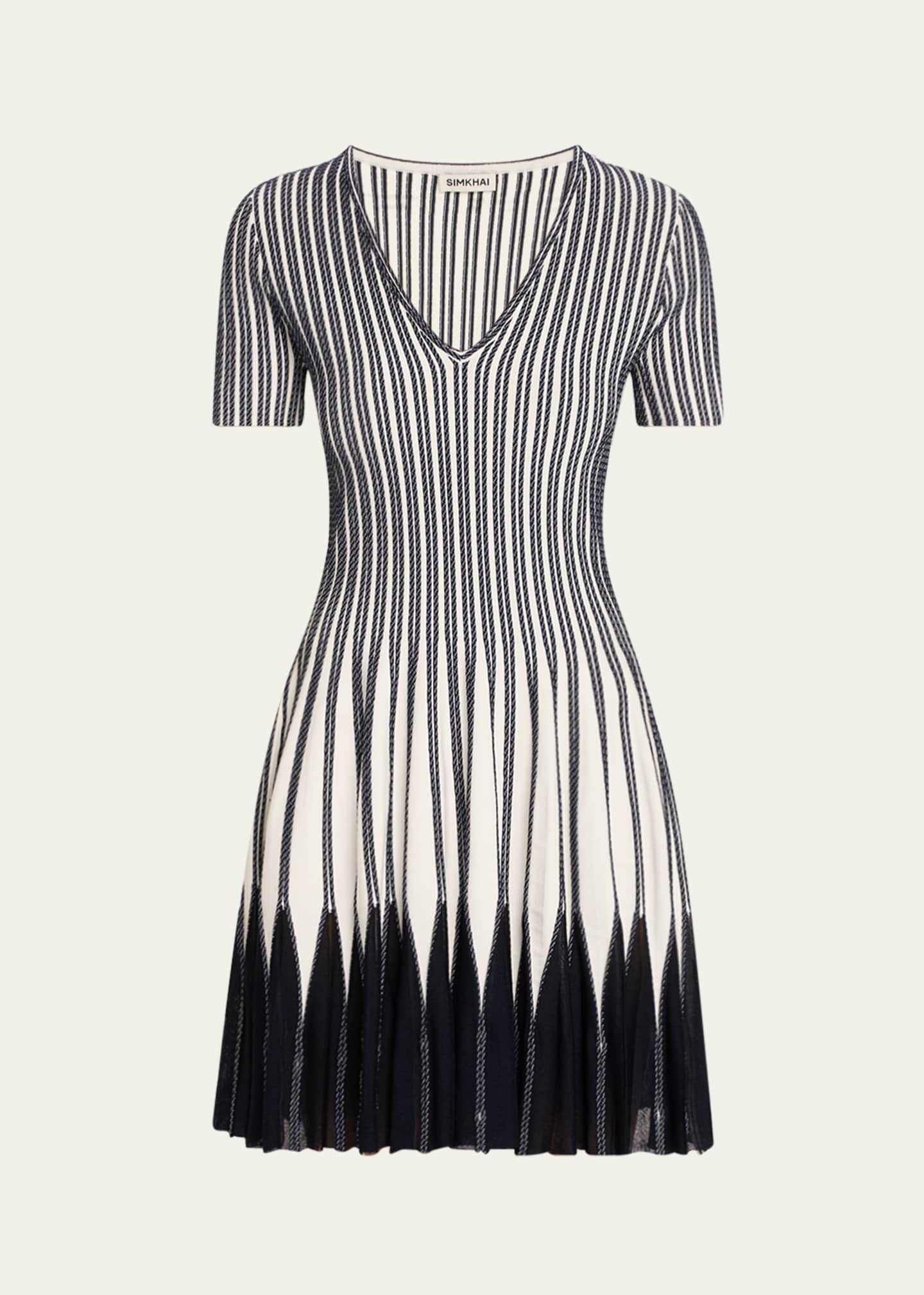 SIMKHAI Beckett Knit Mini Dress Image 1 of 5