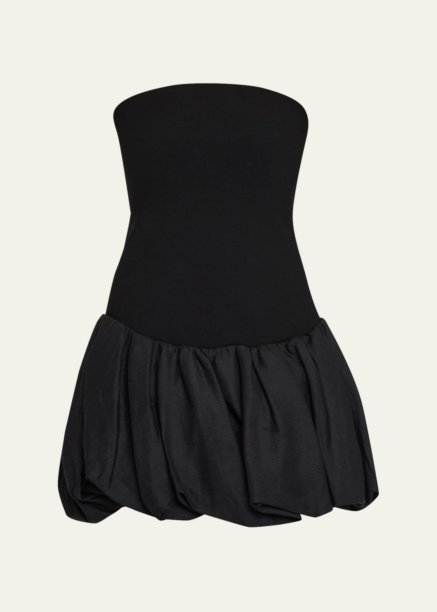 Pollie Strapless Mini Bubble Dress - Thumbnail 1