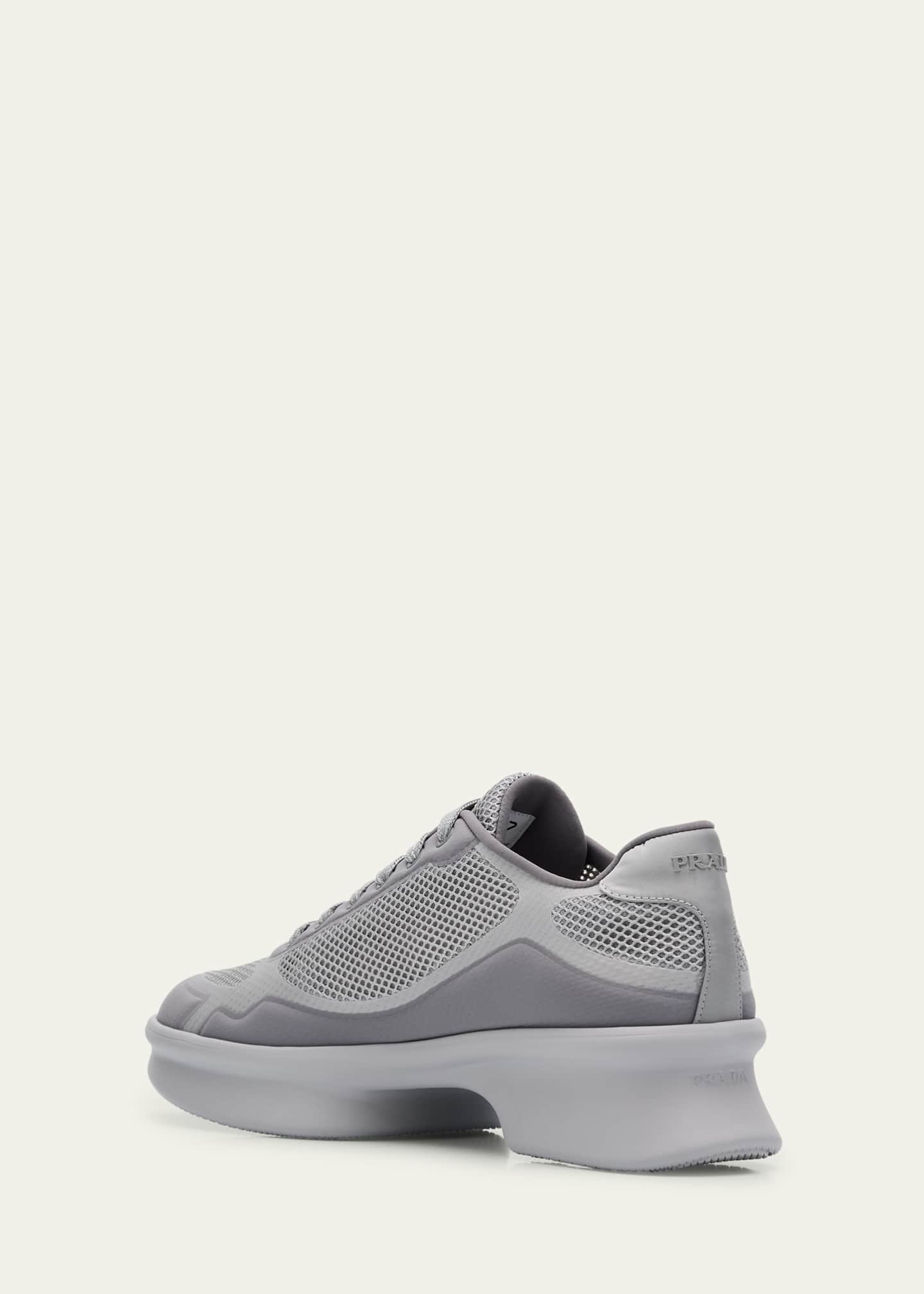 Prada Wavy Rete Lace-Up Sneakers Image 4 of 6