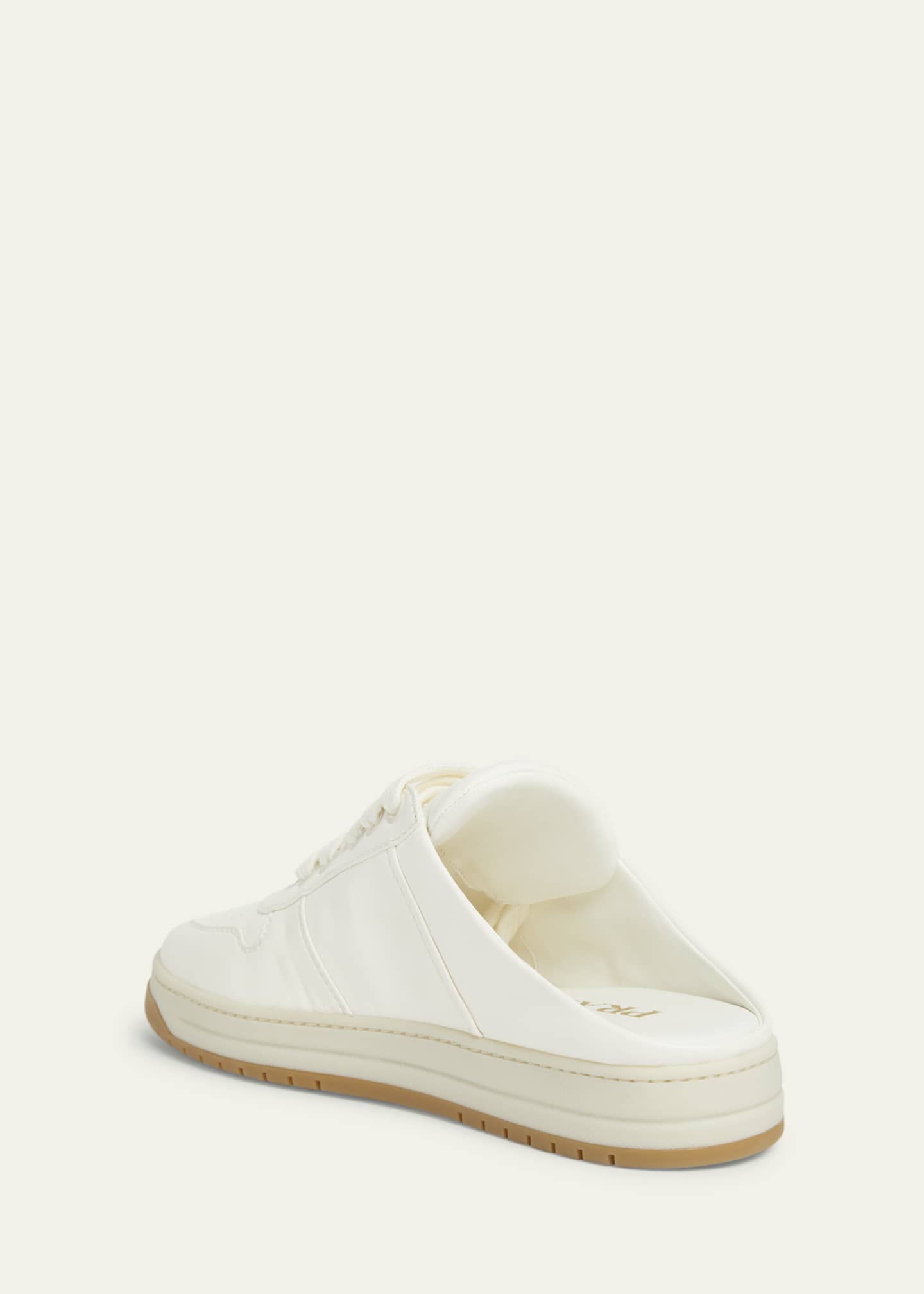 Prada Downtown Nappa Leather Sneaker Mules Image 2 of 4