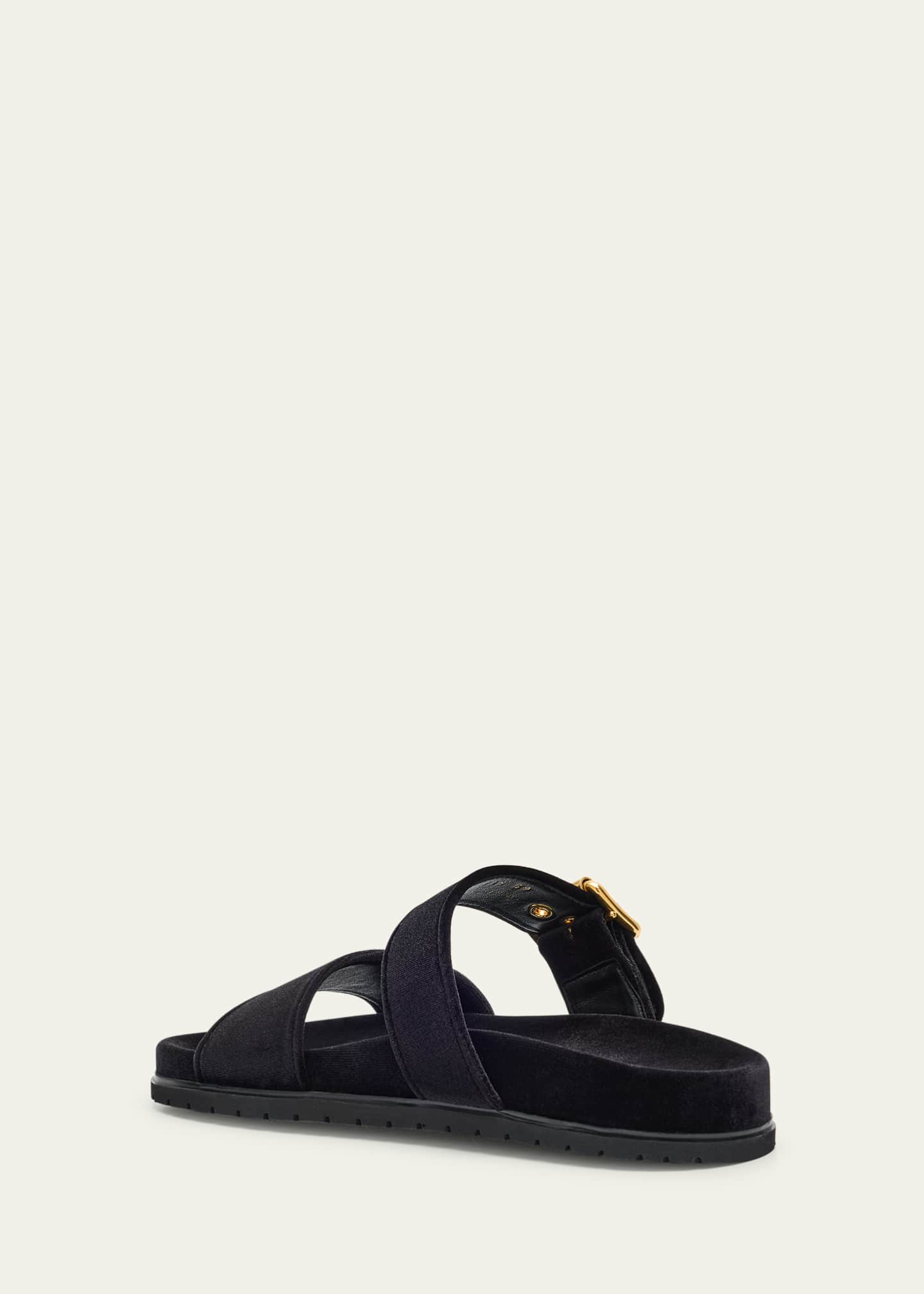 Velvet Dual-Band Flat Sandals