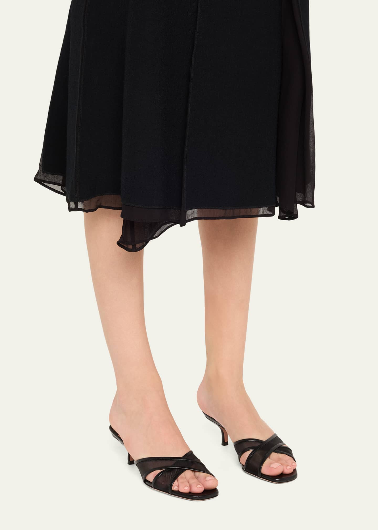 Aquazzura Divine Mesh Mules Image 2 of 6