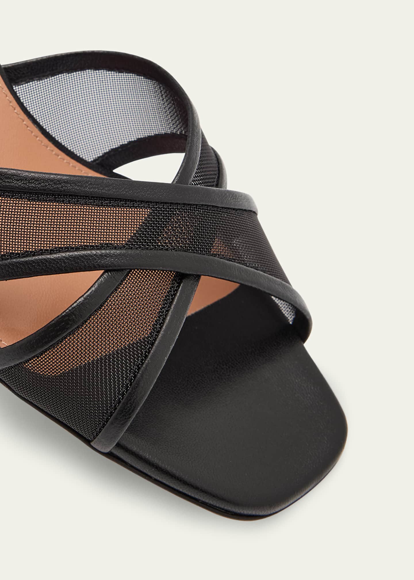 Aquazzura Divine Mesh Mules Image 5 of 6