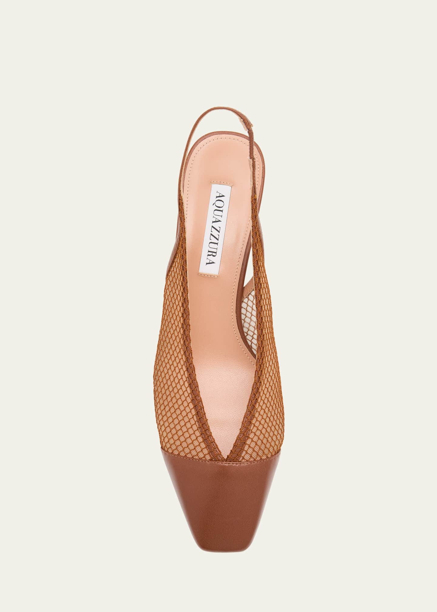 Aquazzura Margot Net Mesh Slingback Pumps - Bergdorf Goodman