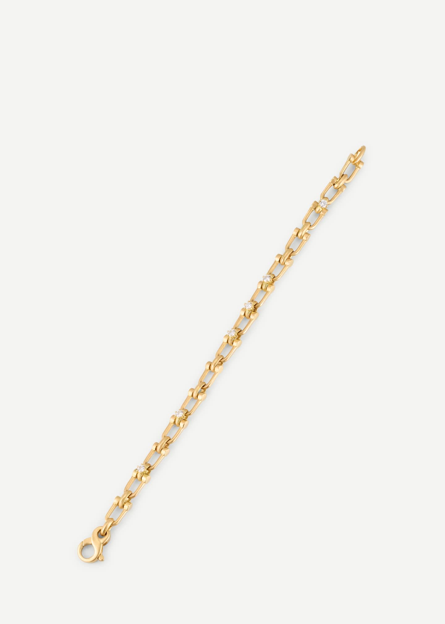 Jade Trau Georgina Diamond Link Chain Bracelet 6.5"L Image 3 of 4
