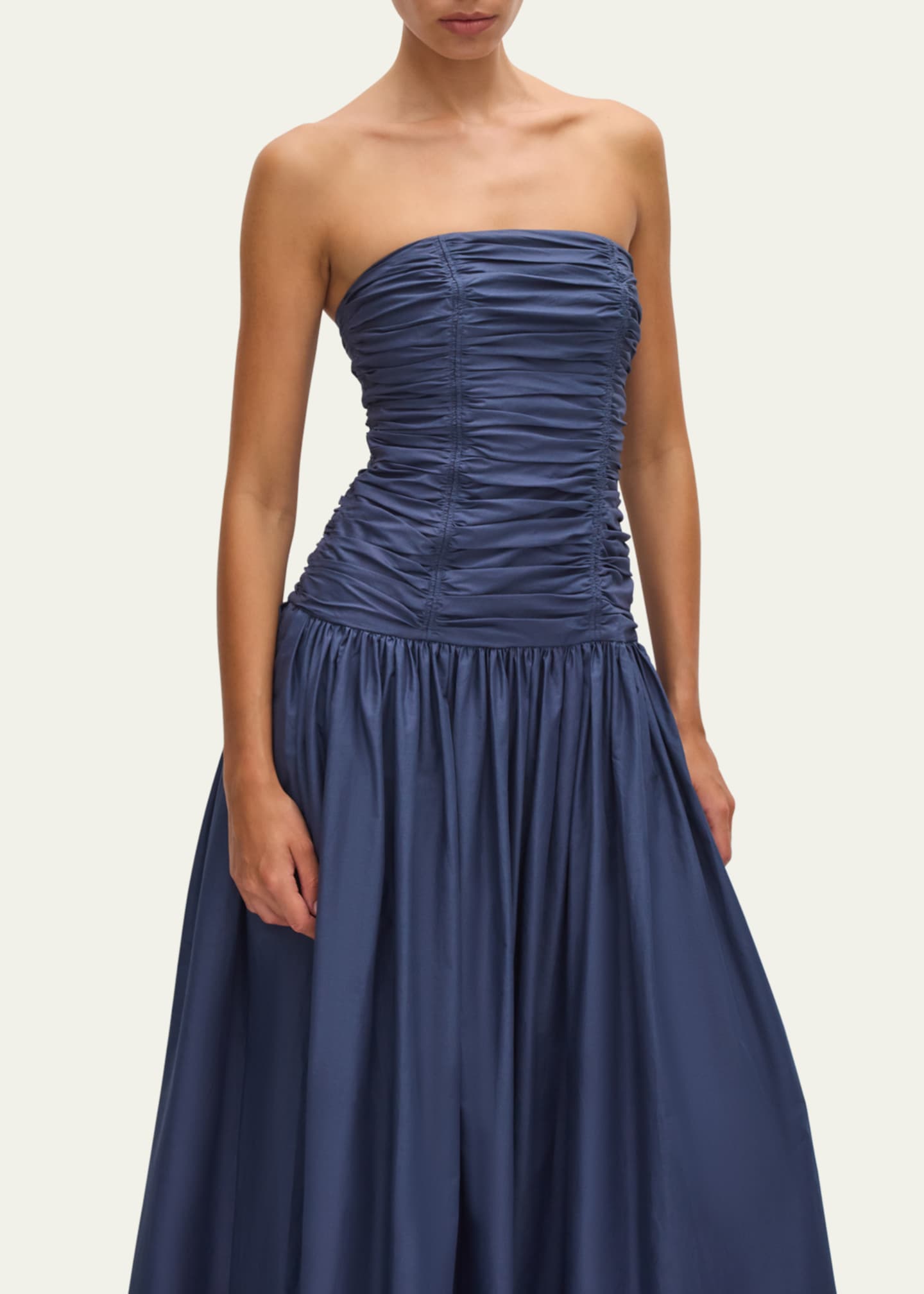 Matteau Gathered Strapless Drop-Waist Dress Image 4 of 4