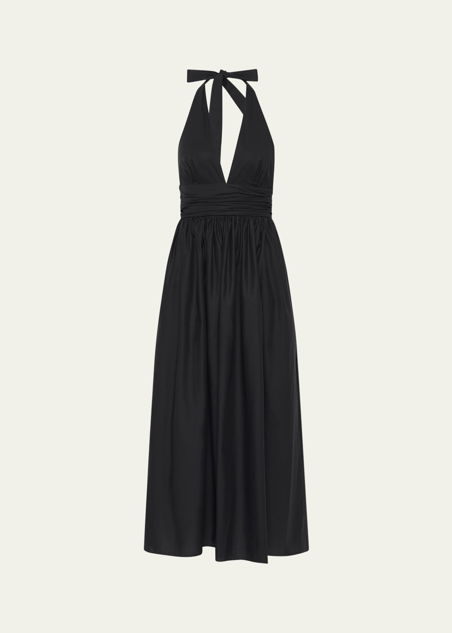 Matteau Plunge Halter Maxi Dress Image 1 of 4