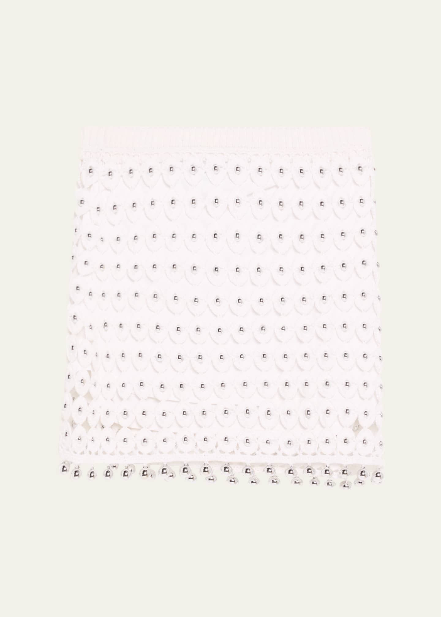 Toccin Nadia Crochet Mini Skirt Image 1 of 5