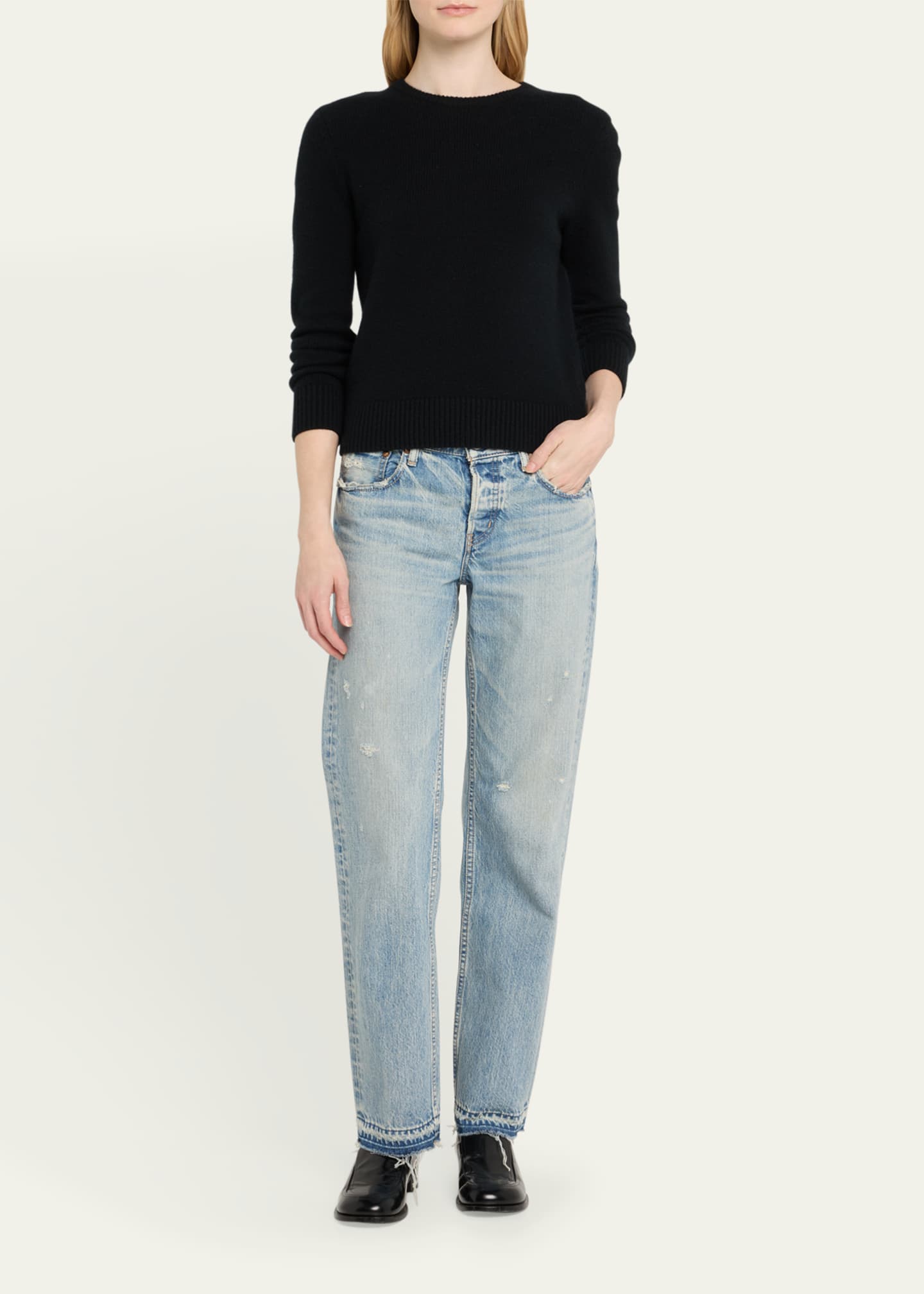 MOUSSY VINTAGE Arverne Straight Low-Rise Jeans Image 2 of 5