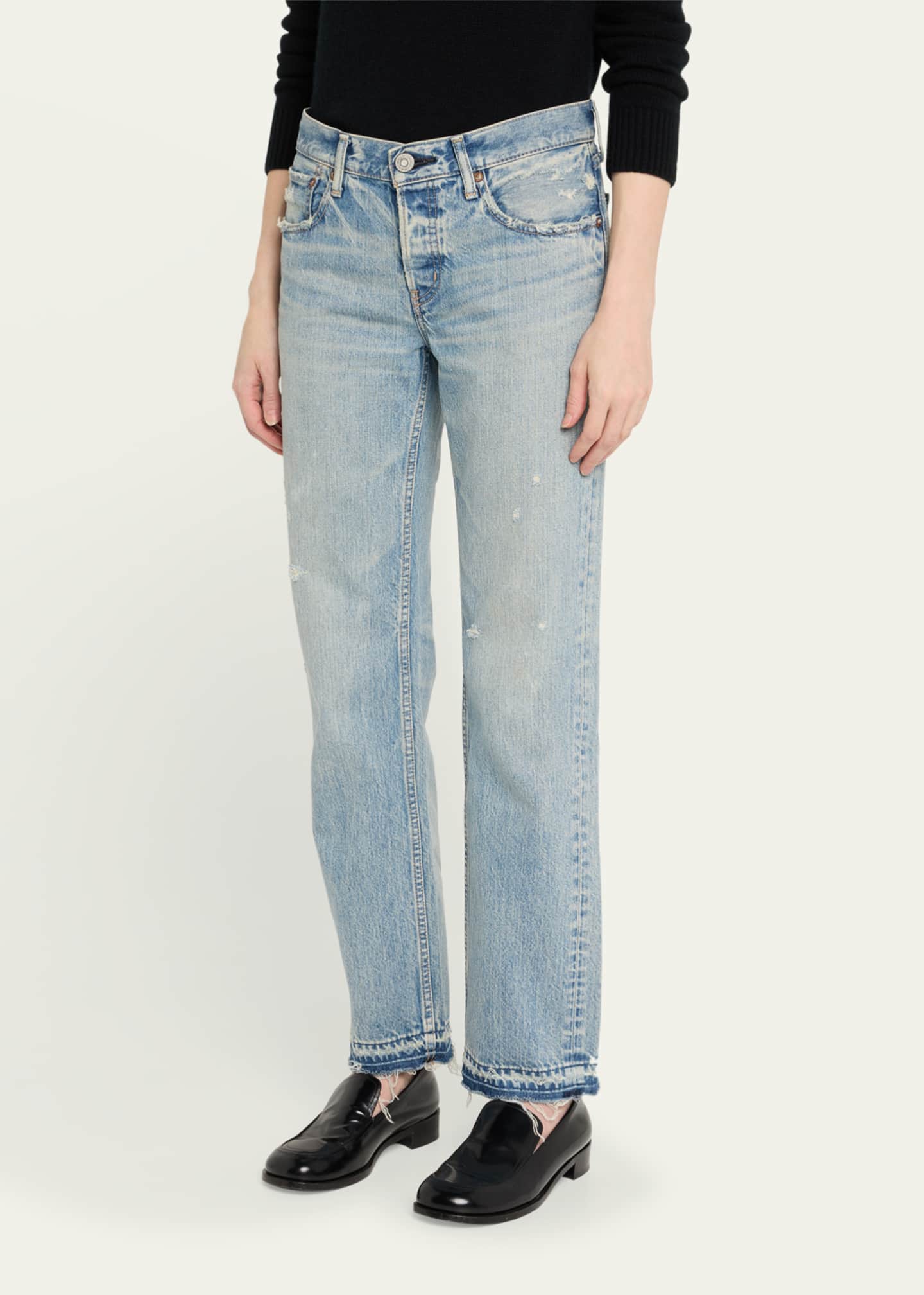 MOUSSY VINTAGE Arverne Straight Low-Rise Jeans Image 4 of 5