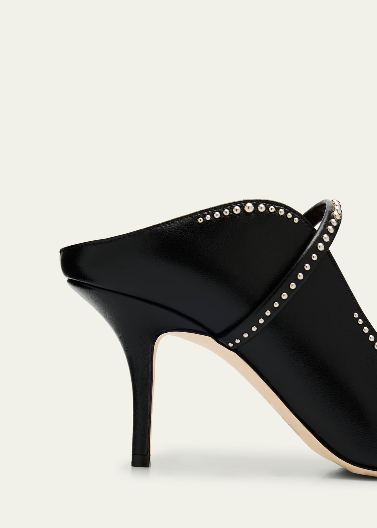 Malone Souliers Maureen Studded Nappa Leather Double-Strap Mules Image 5 of 6