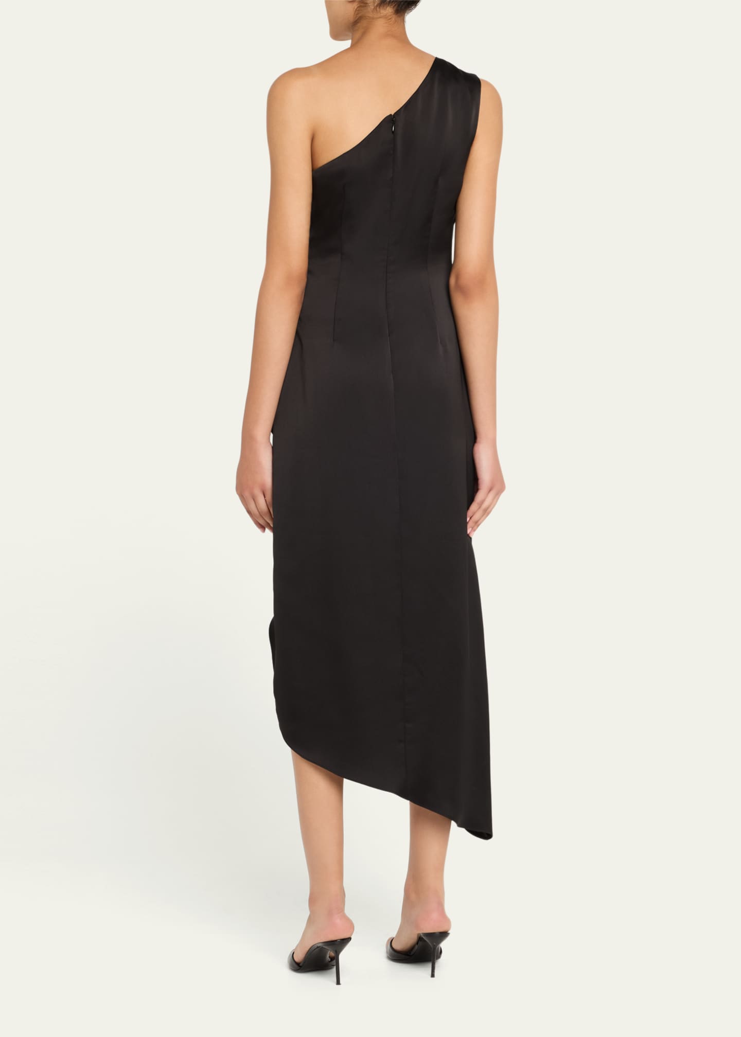 high neck black dress midi Ulla Johnson