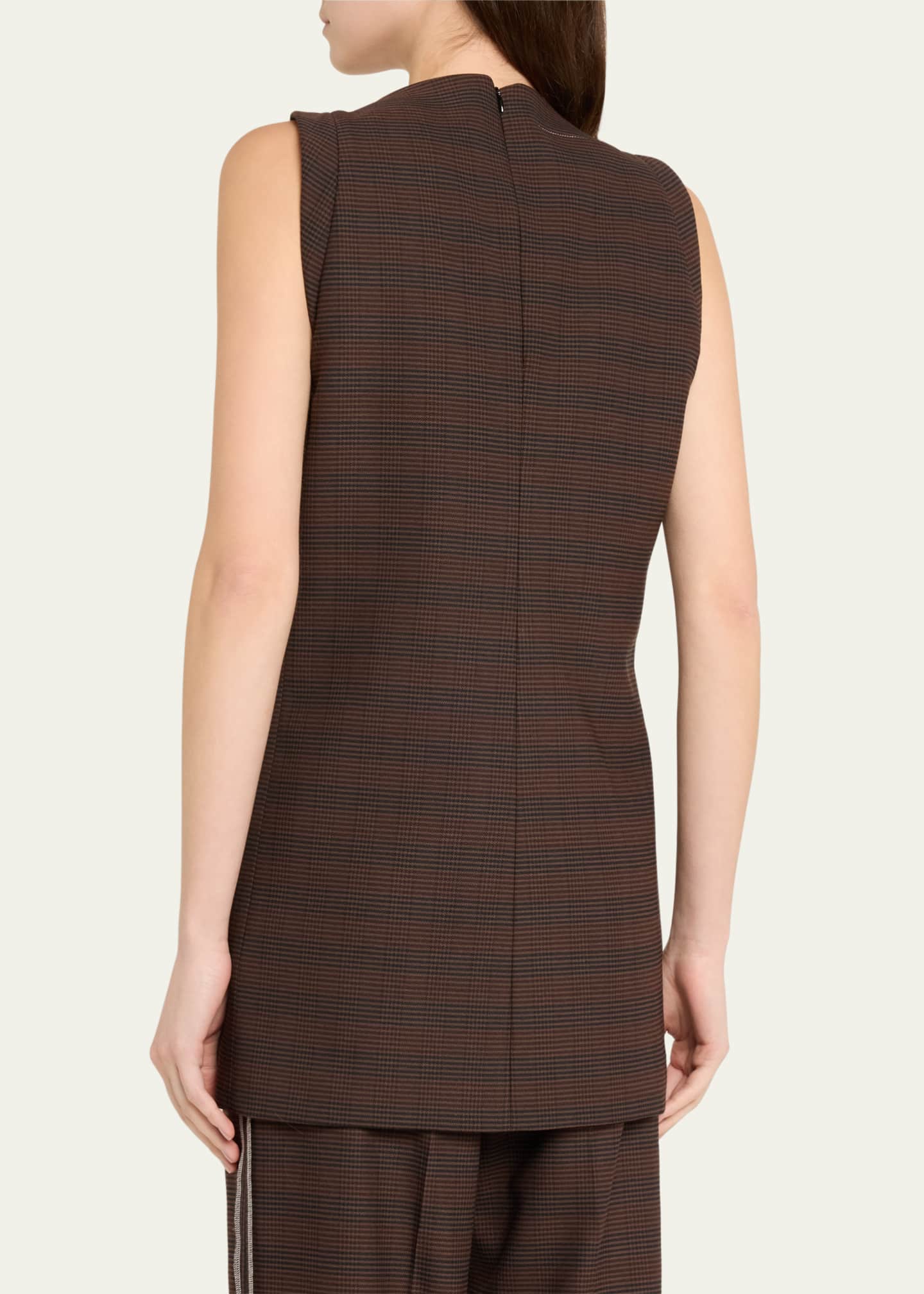 ワンピース Mm6 Maison Margiela Wool Blend Short Dress MM6 Maison Margiela Plunging v-neck Mini Dress | Black