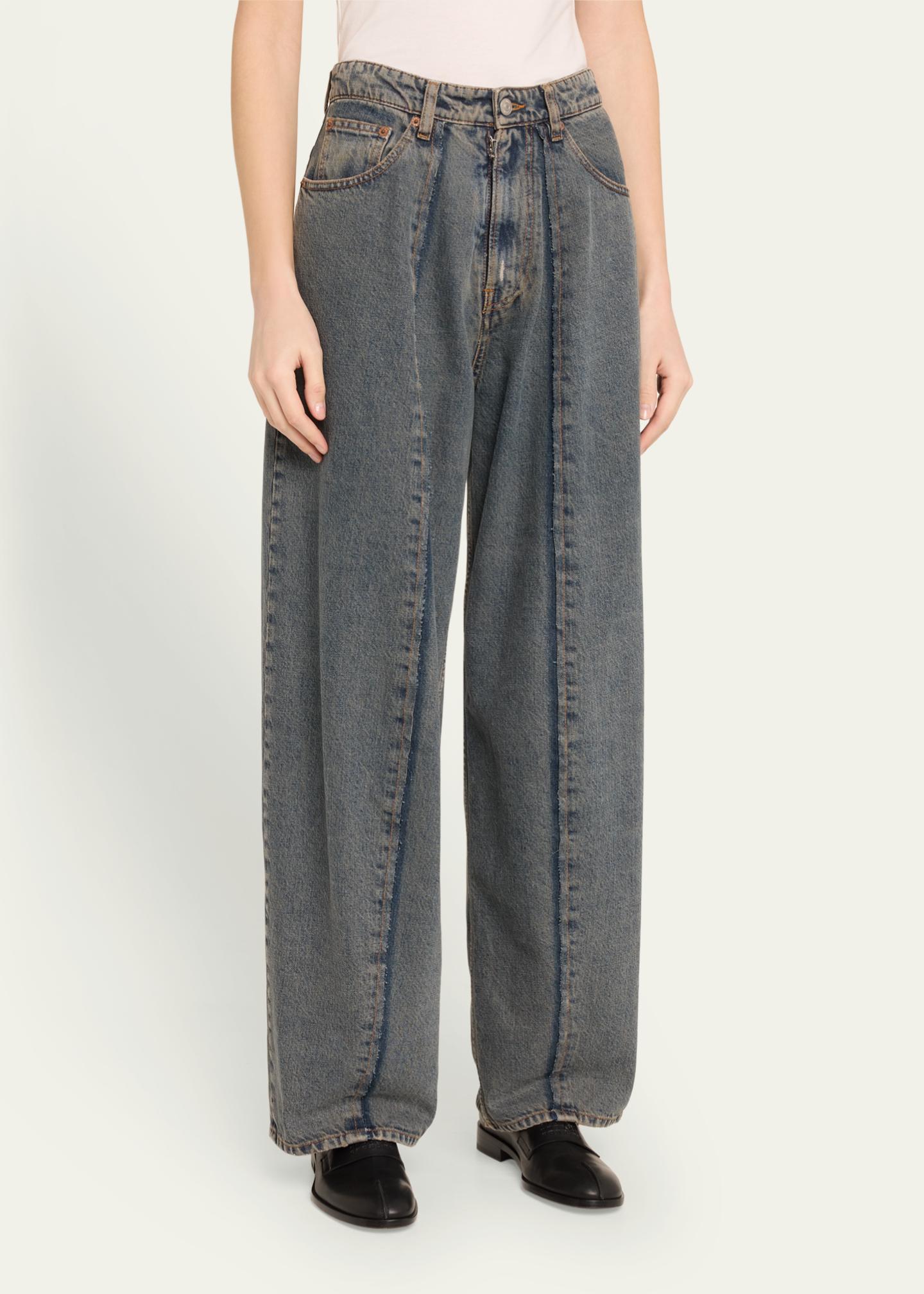 MM6 Maison Margiela Seamed 5-Pocket Jeans - Bergdorf Goodman