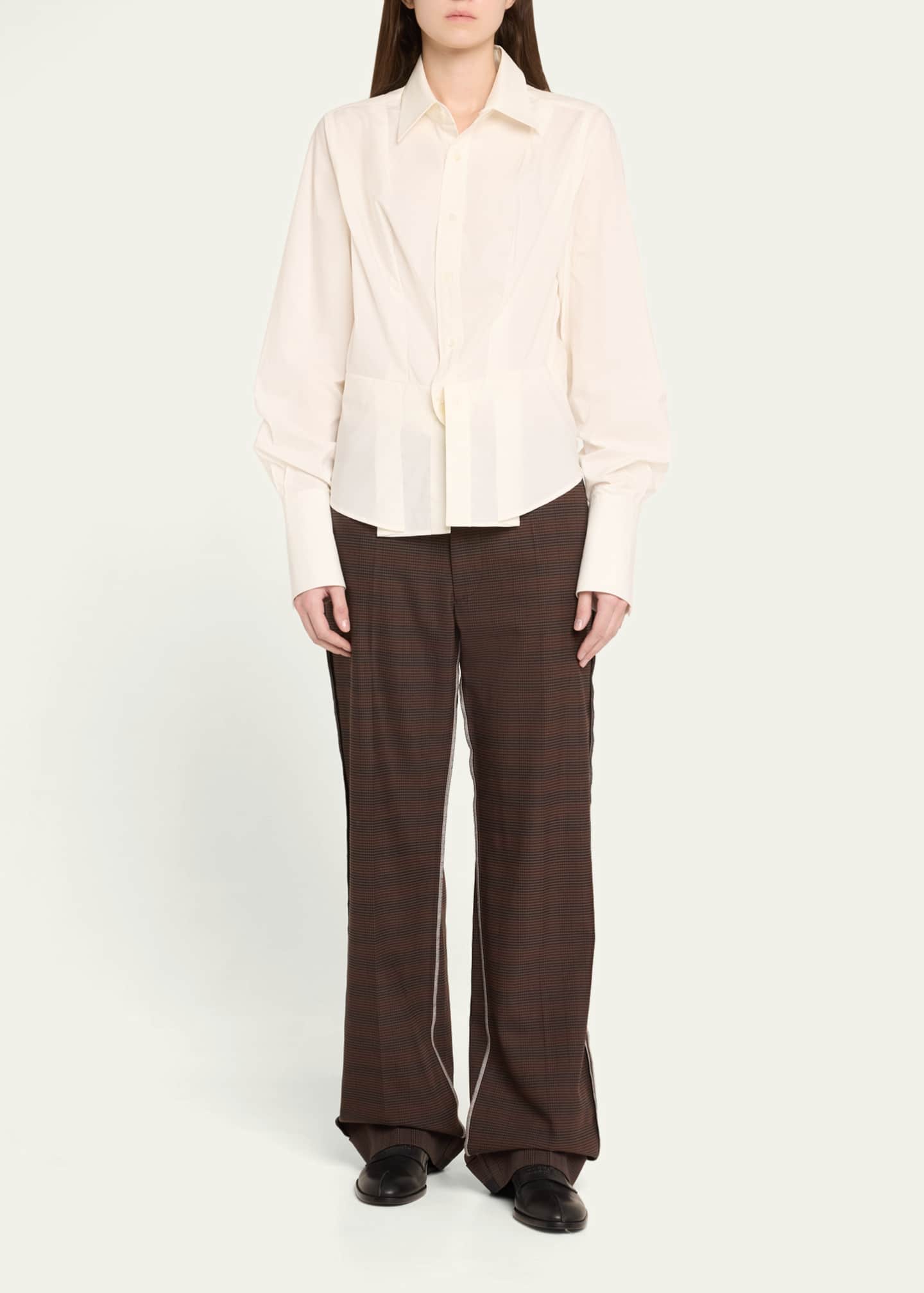 margiela dress shirt MM6 Maison Margiela Jacquard Label Shirt