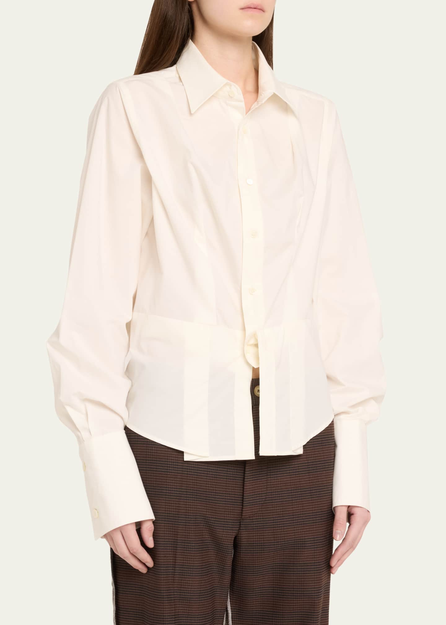 MM6 Maison Margiela Long-Sleeve Shirt - Bergdorf Goodman