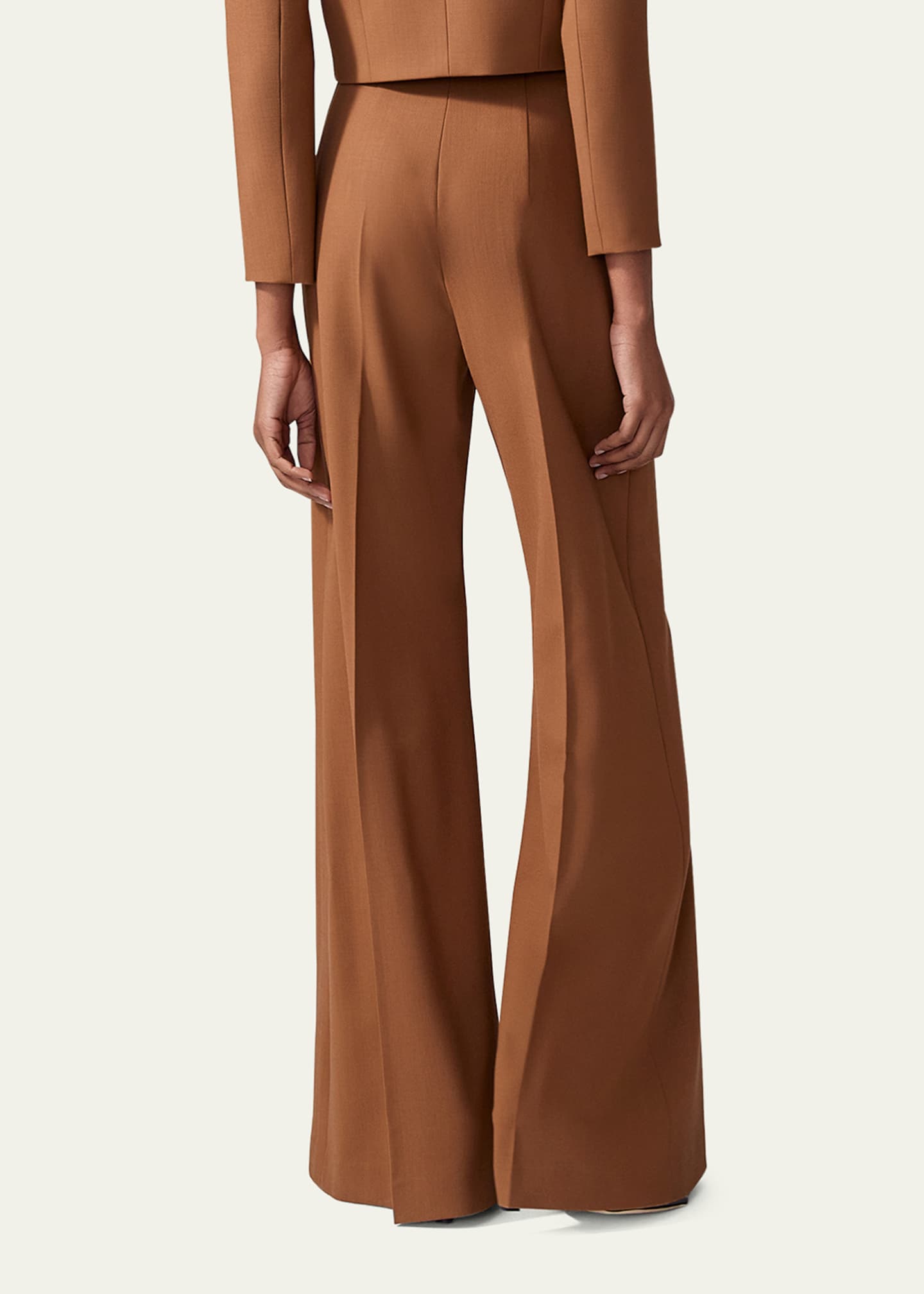 Carolina Herrera Diane High-Rise Wide-Leg Pants Image 3 of 3