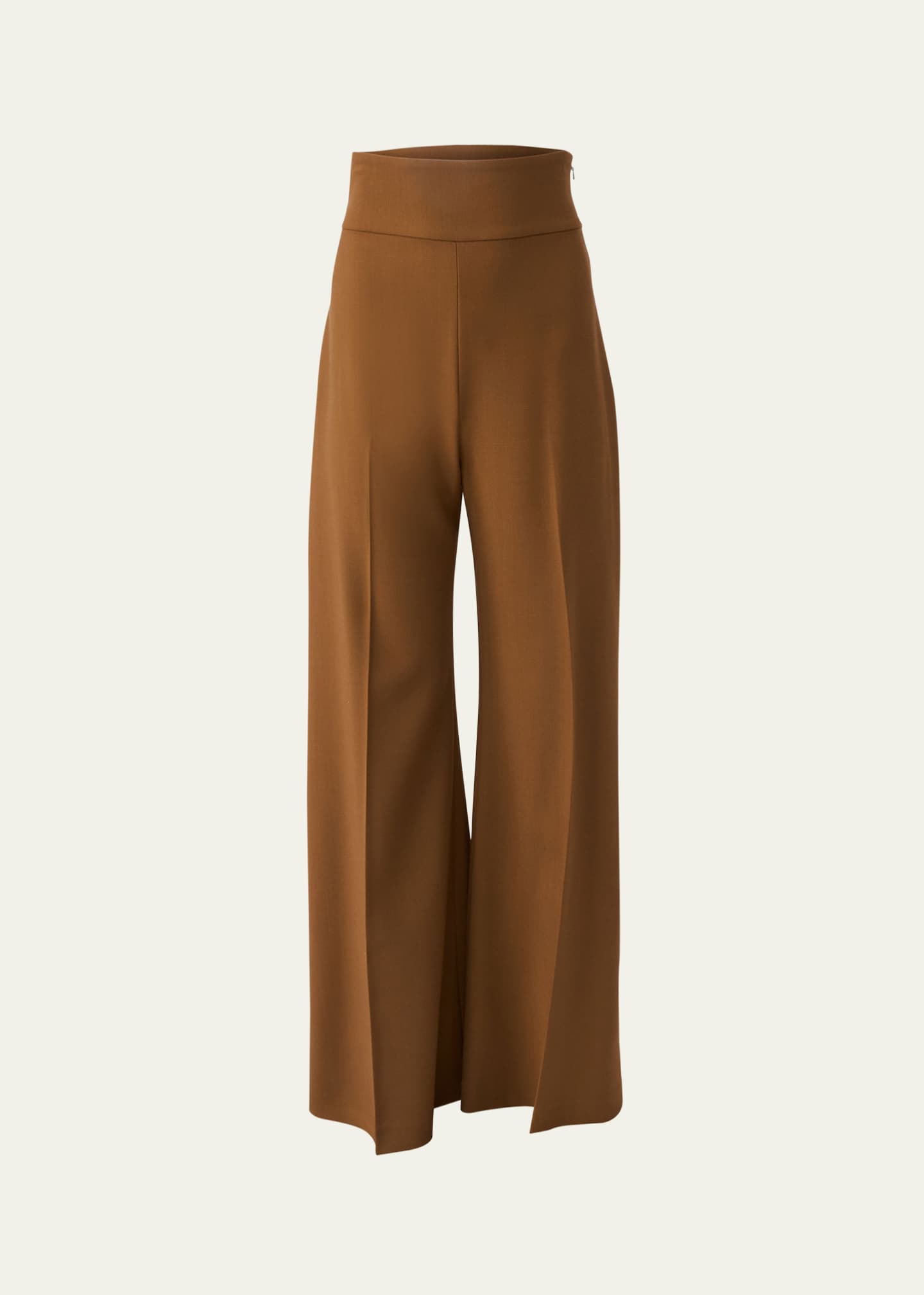 Carolina Herrera Diane High-Rise Wide-Leg Pants Image 1 of 3