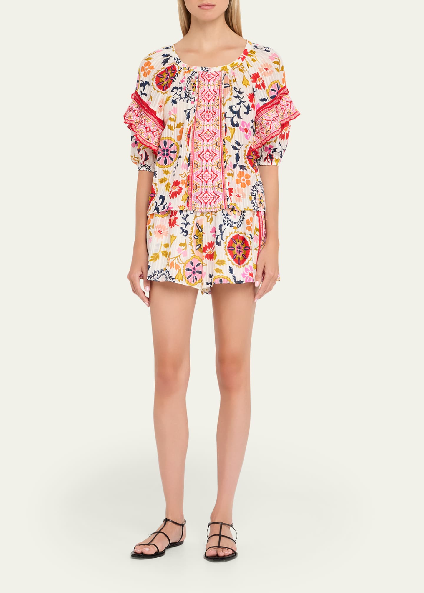 Ramy Brook Rebeca Scoop-Neck Blouse Image 2 of 5