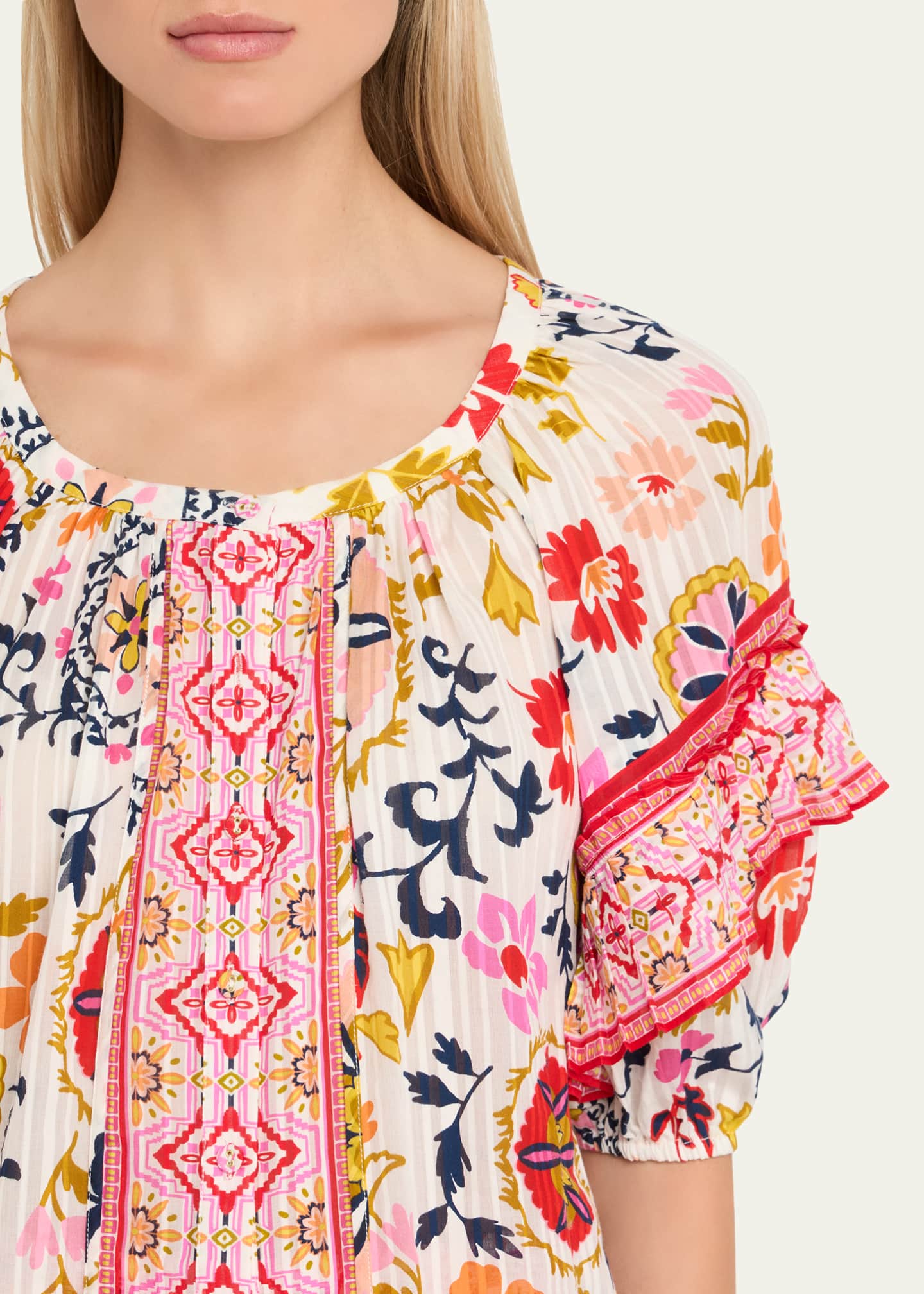 Ramy Brook Rebeca Scoop-Neck Blouse Image 5 of 5
