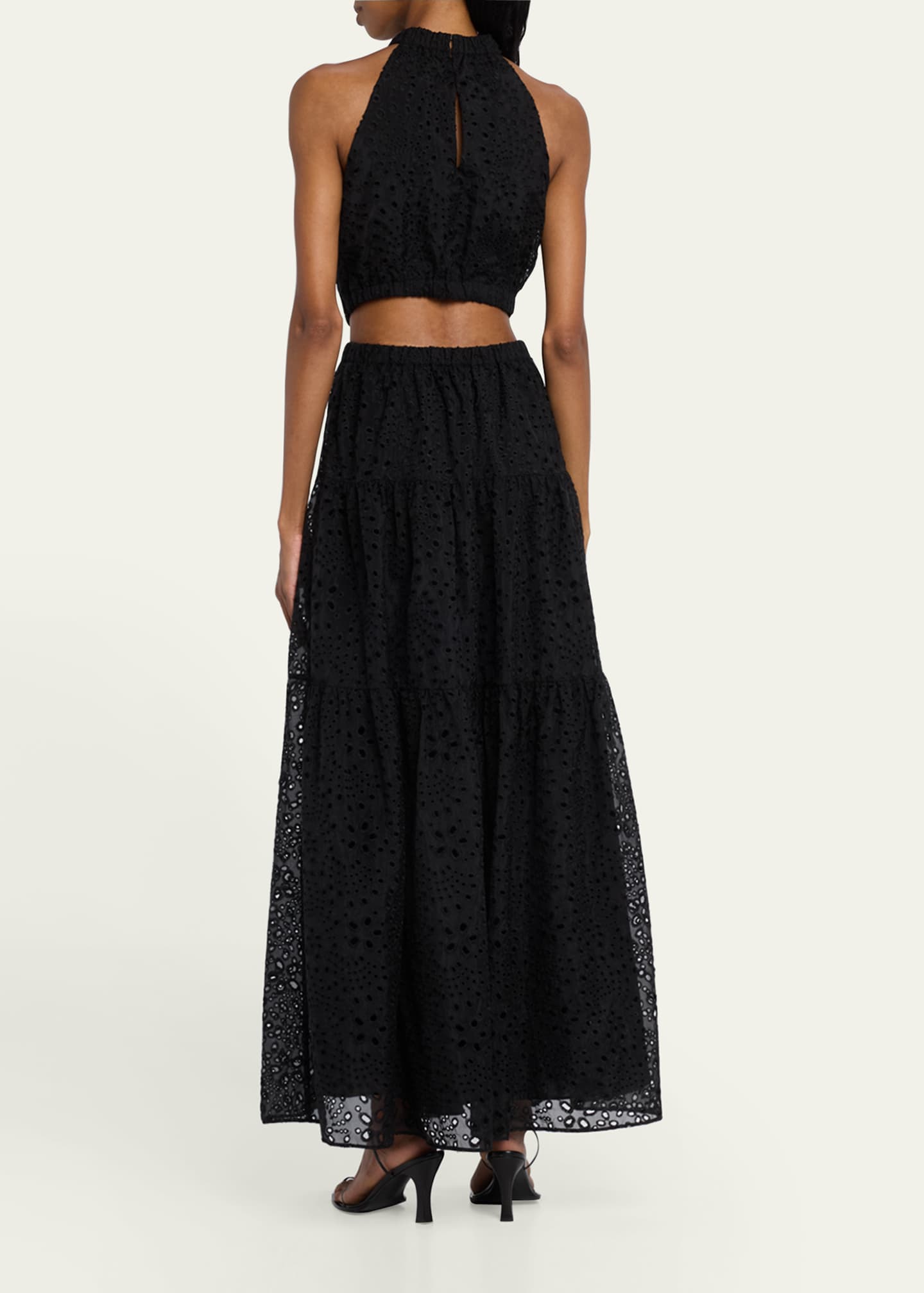 Ramy Brook Claudia Embroidered Cutout Maxi Dress - Bergdorf Goodman