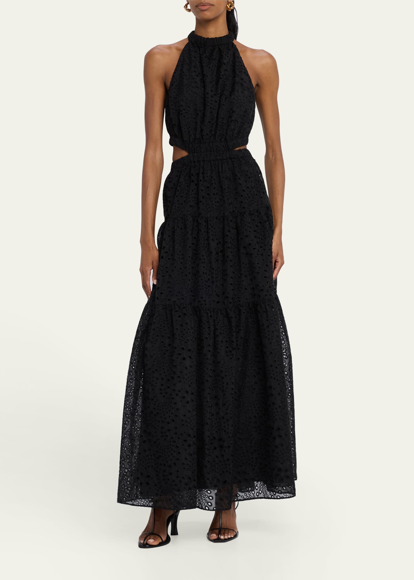 Ramy Brook Claudia Embroidered Cutout Maxi Dress - Bergdorf Goodman