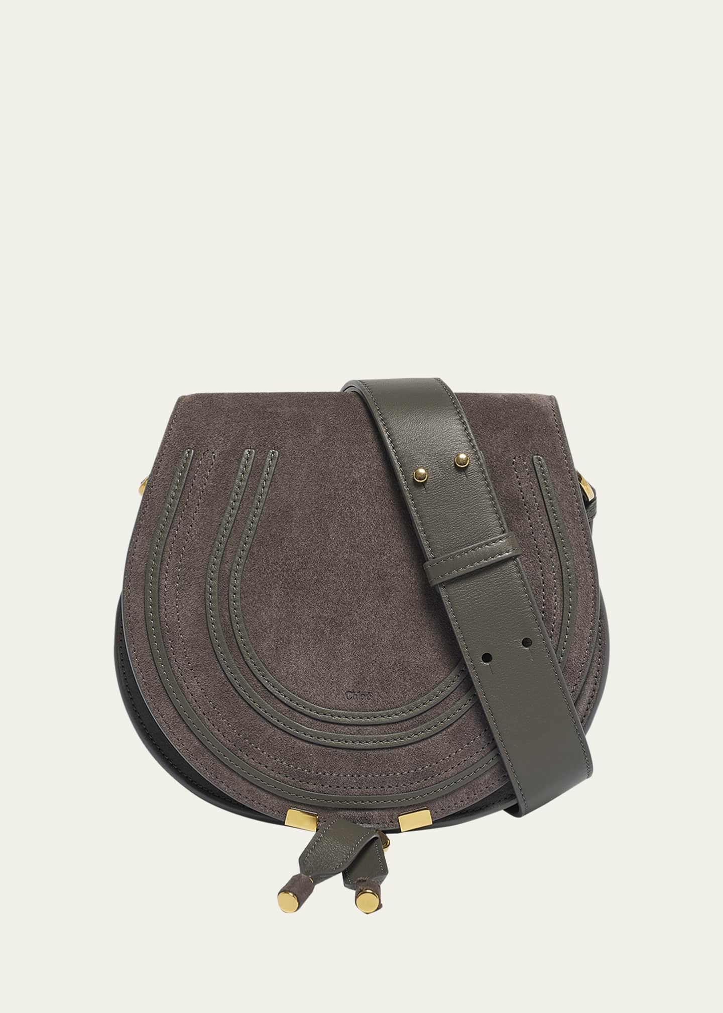Chloe Marcie Crossbody Bag in Calfskin Suede - Bergdorf Goodman