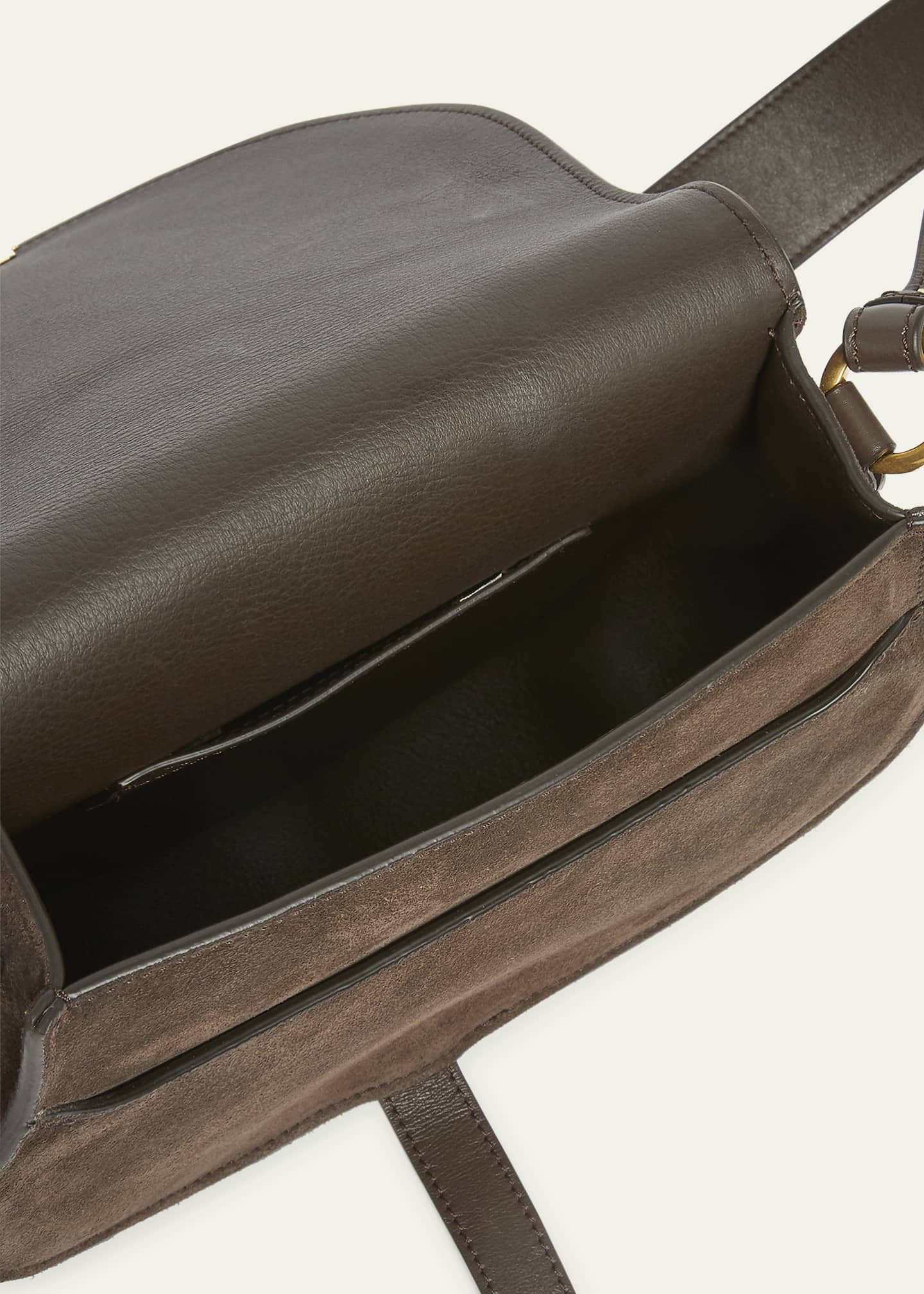 Chloe Marcie Crossbody Bag in Calfskin Suede Image 4 of 6