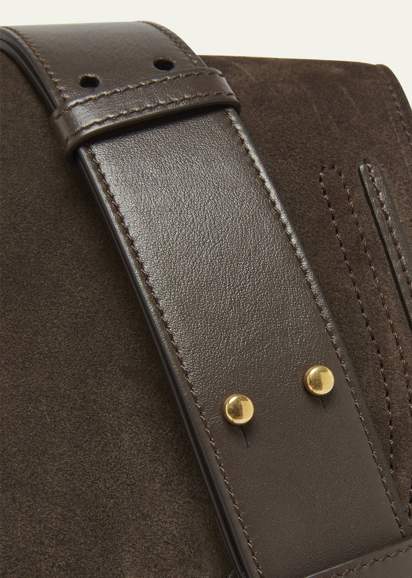 Chloe Marcie Crossbody Bag in Calfskin Suede Image 6 of 6