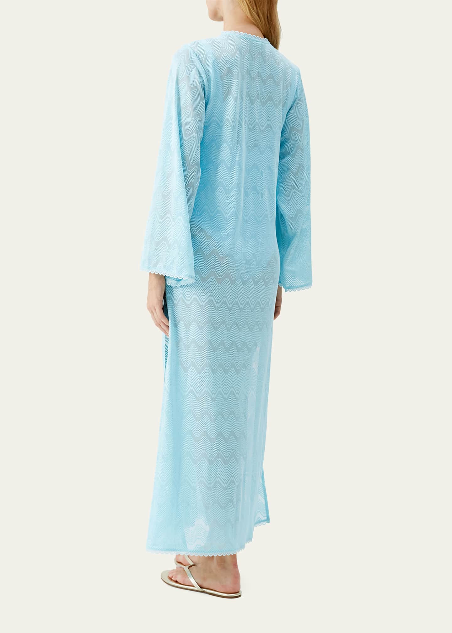 Melissa Odabash Kimberly Zig-Zag Kaftan Coverup Image 3 of 4