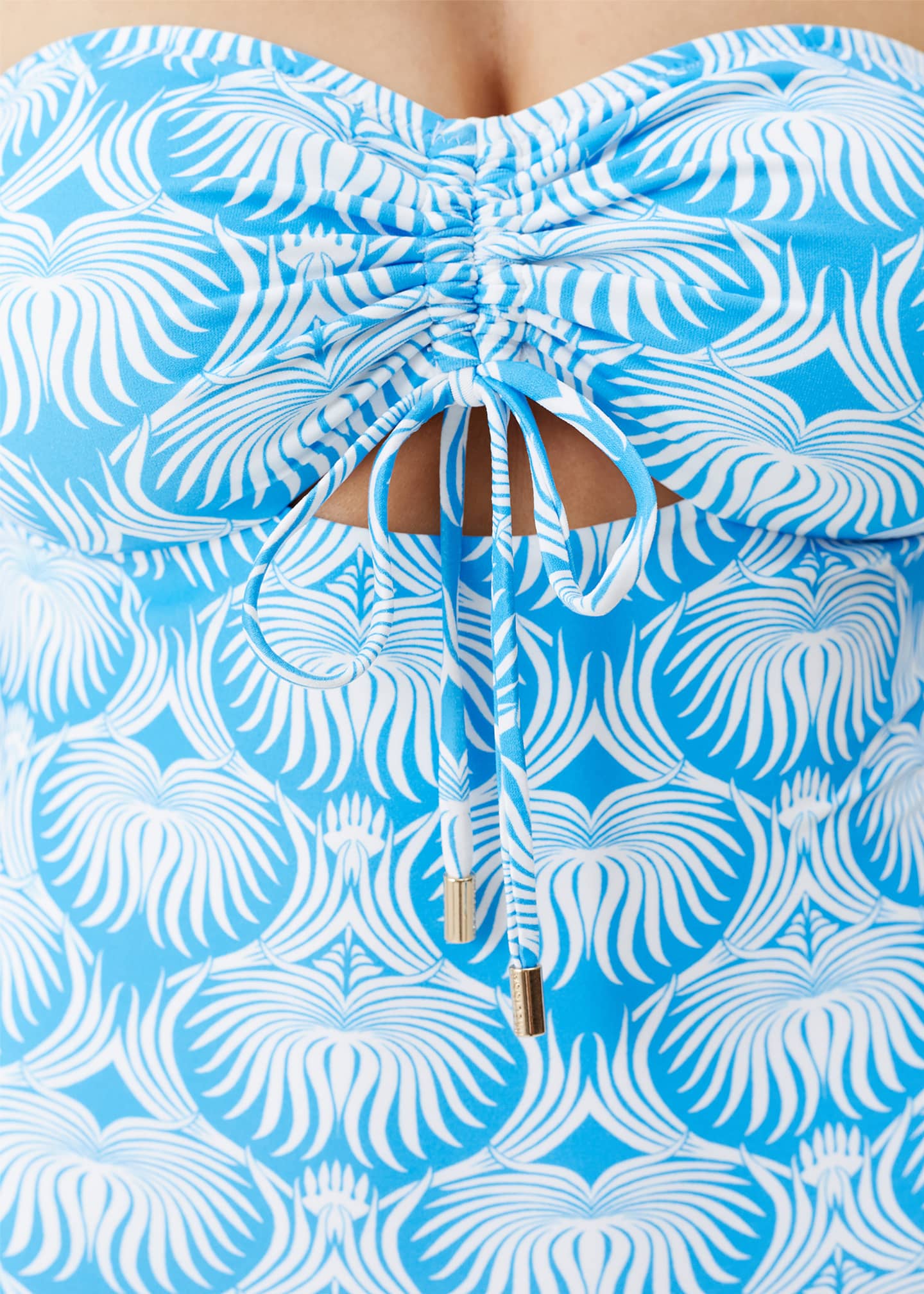 Melissa Odabash Lotus Lucca Strapless One-Piece Swimsuit Image 4 of 4