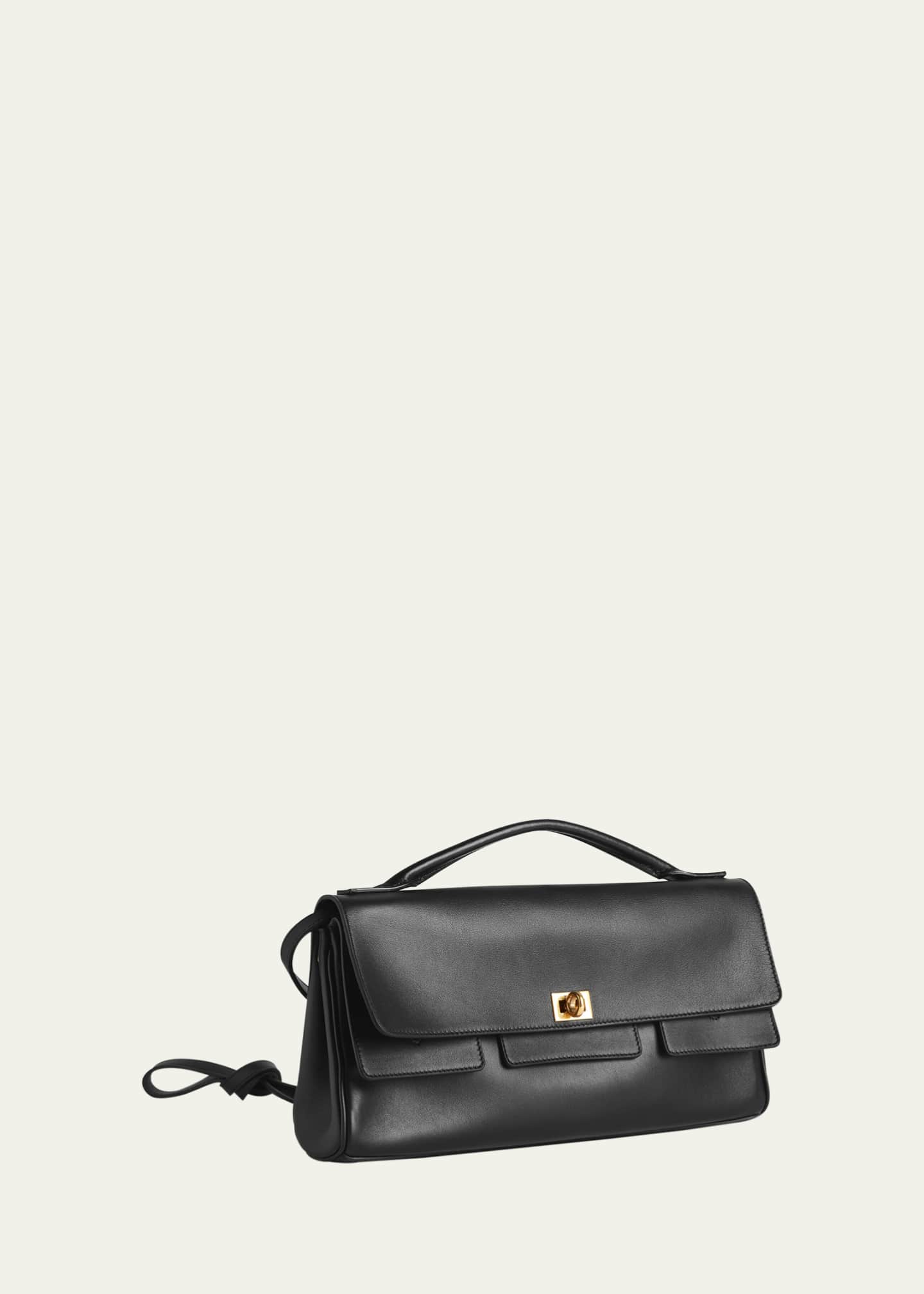 Balenciaga Bel Air Flap Leather Shoulder Bag - Bergdorf Goodman