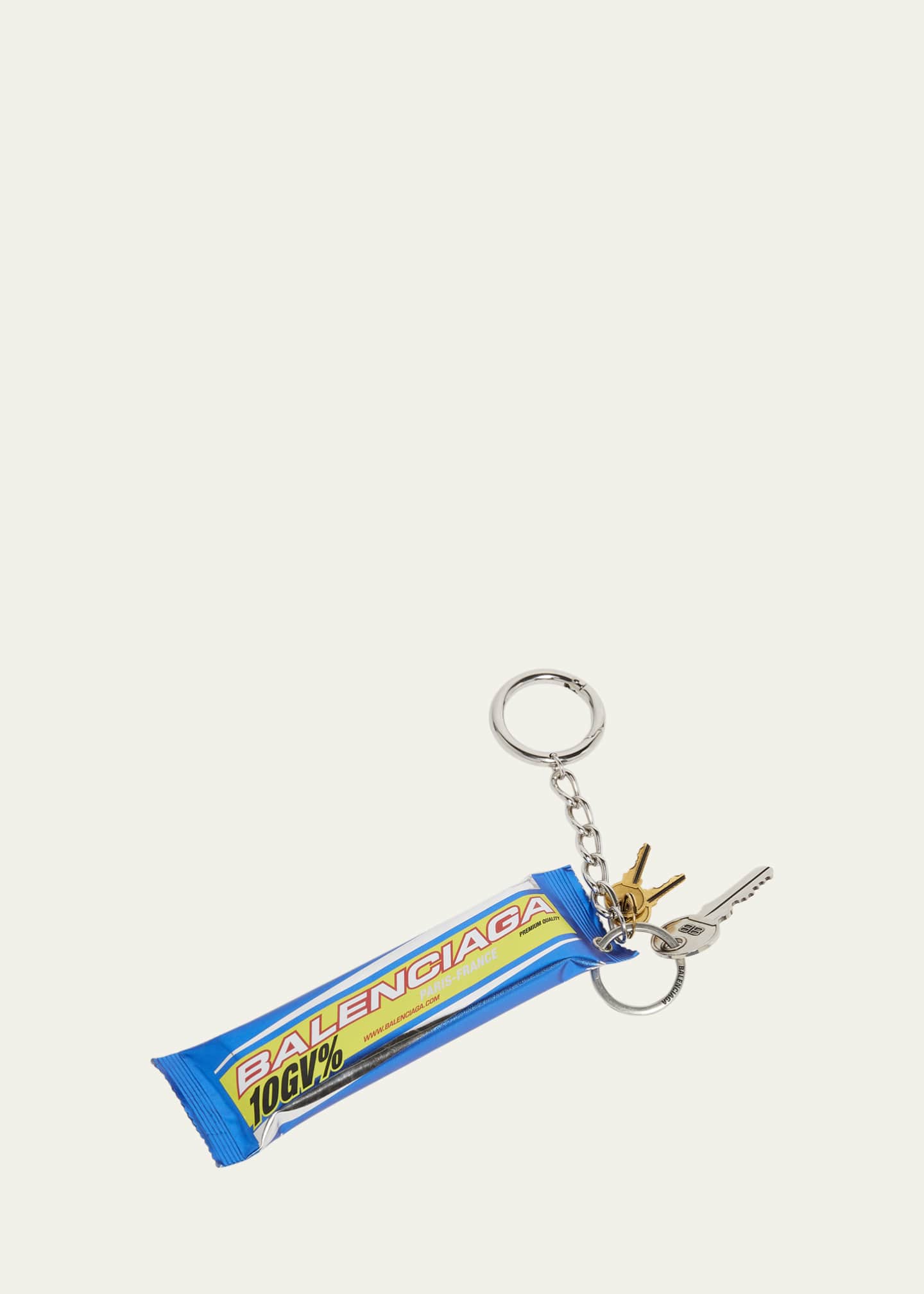 BALENCIAGA キーリング Energy Bar チャーム 25SS BALENCIAGA Energy Bar BB キーリング チャーム キー ロゴ