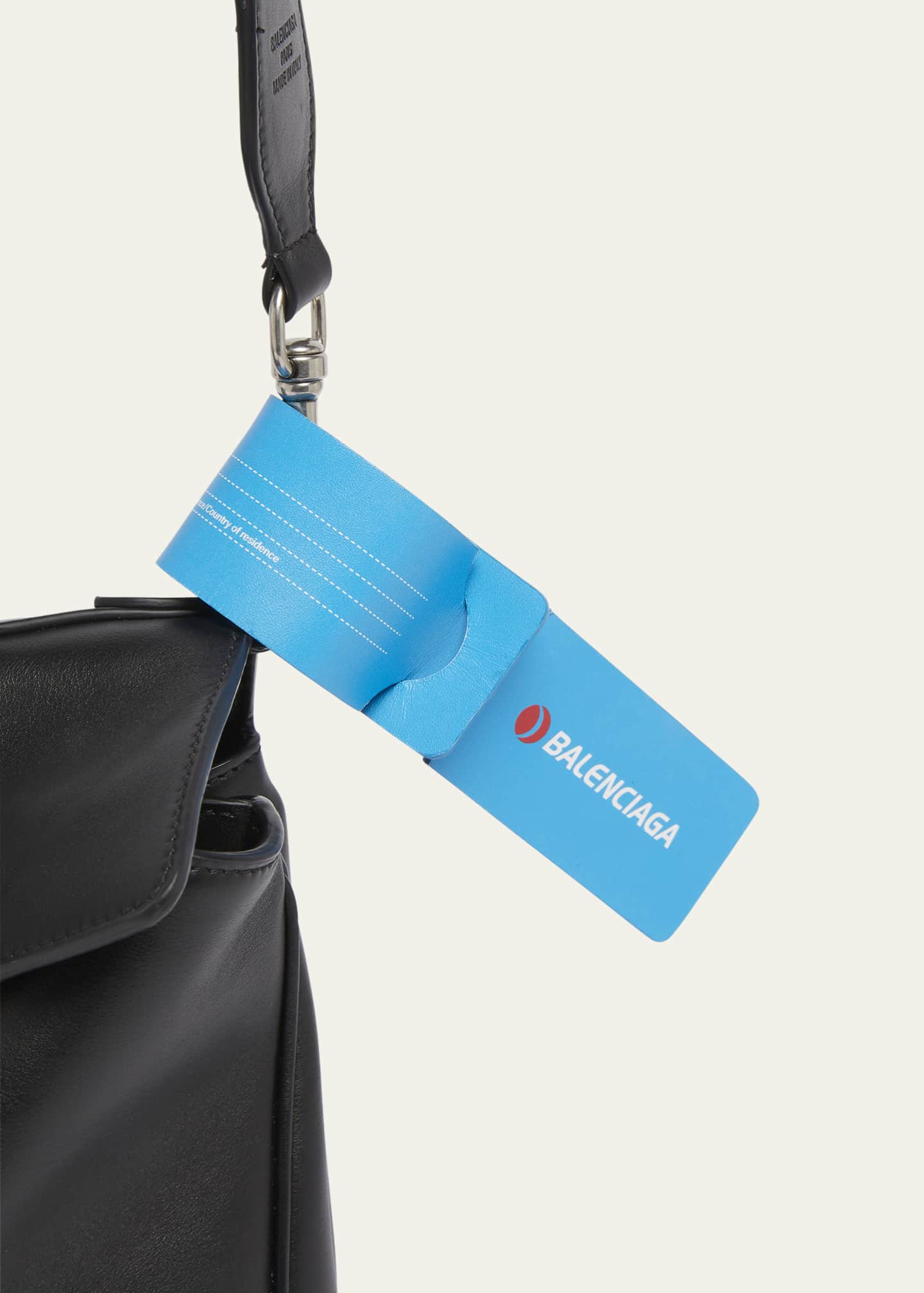Balenciaga Men's Luggage Tag Keychain - Bergdorf Goodman