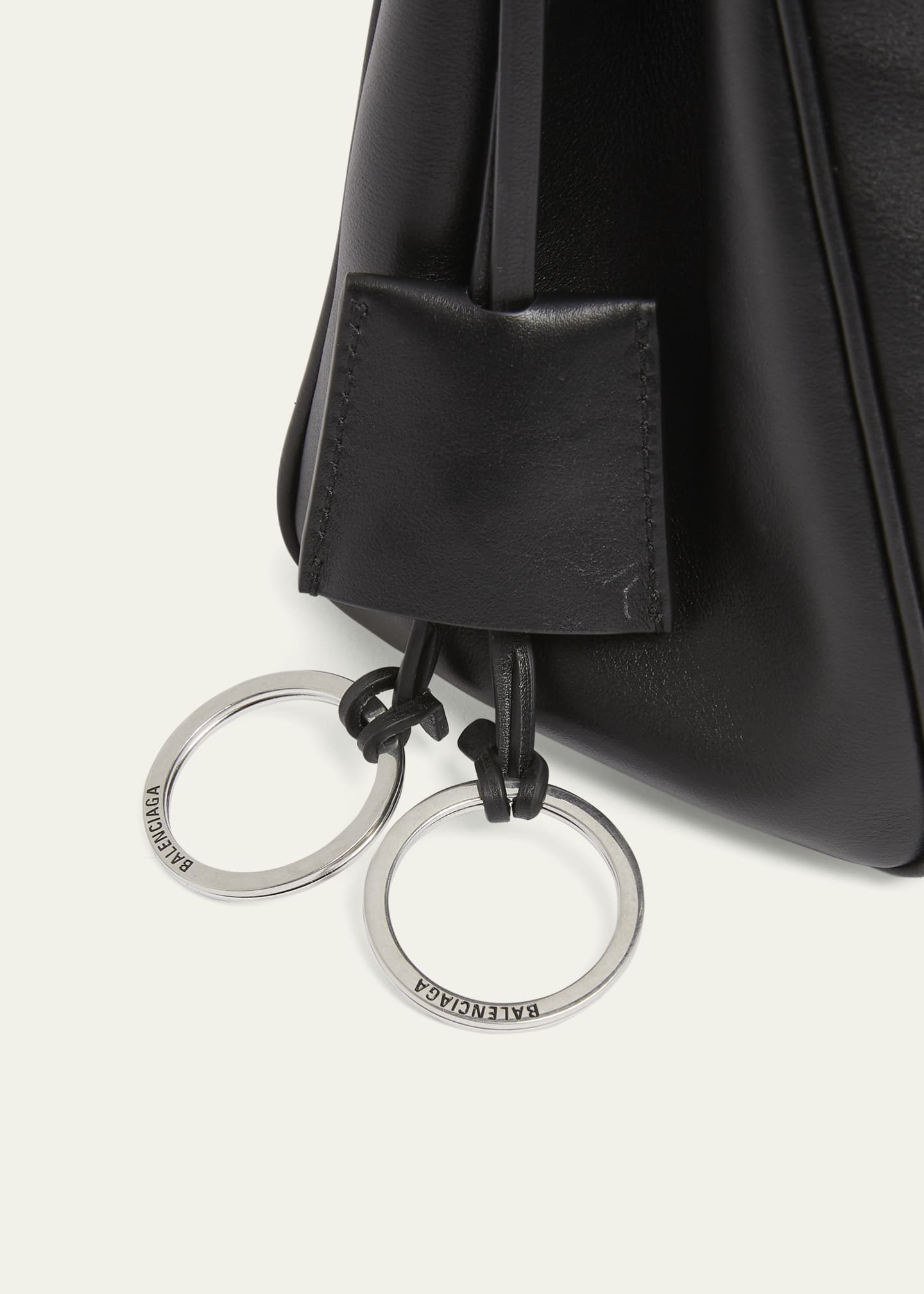 Balenciaga Men's Rodeo Leather Messenger Bag Image 6 of 6