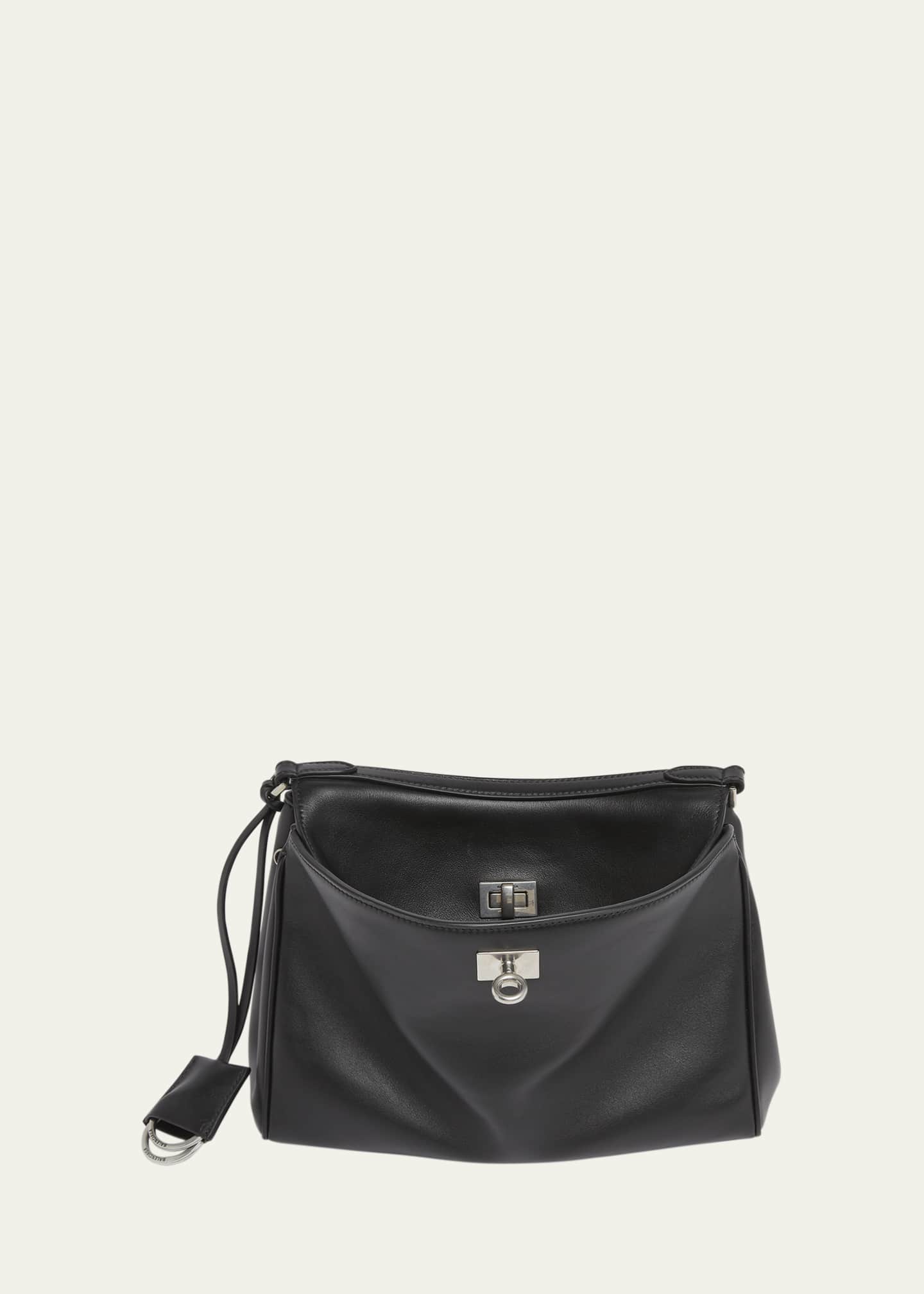 Balenciaga Men's Rodeo Leather Messenger Bag Image 1 of 6