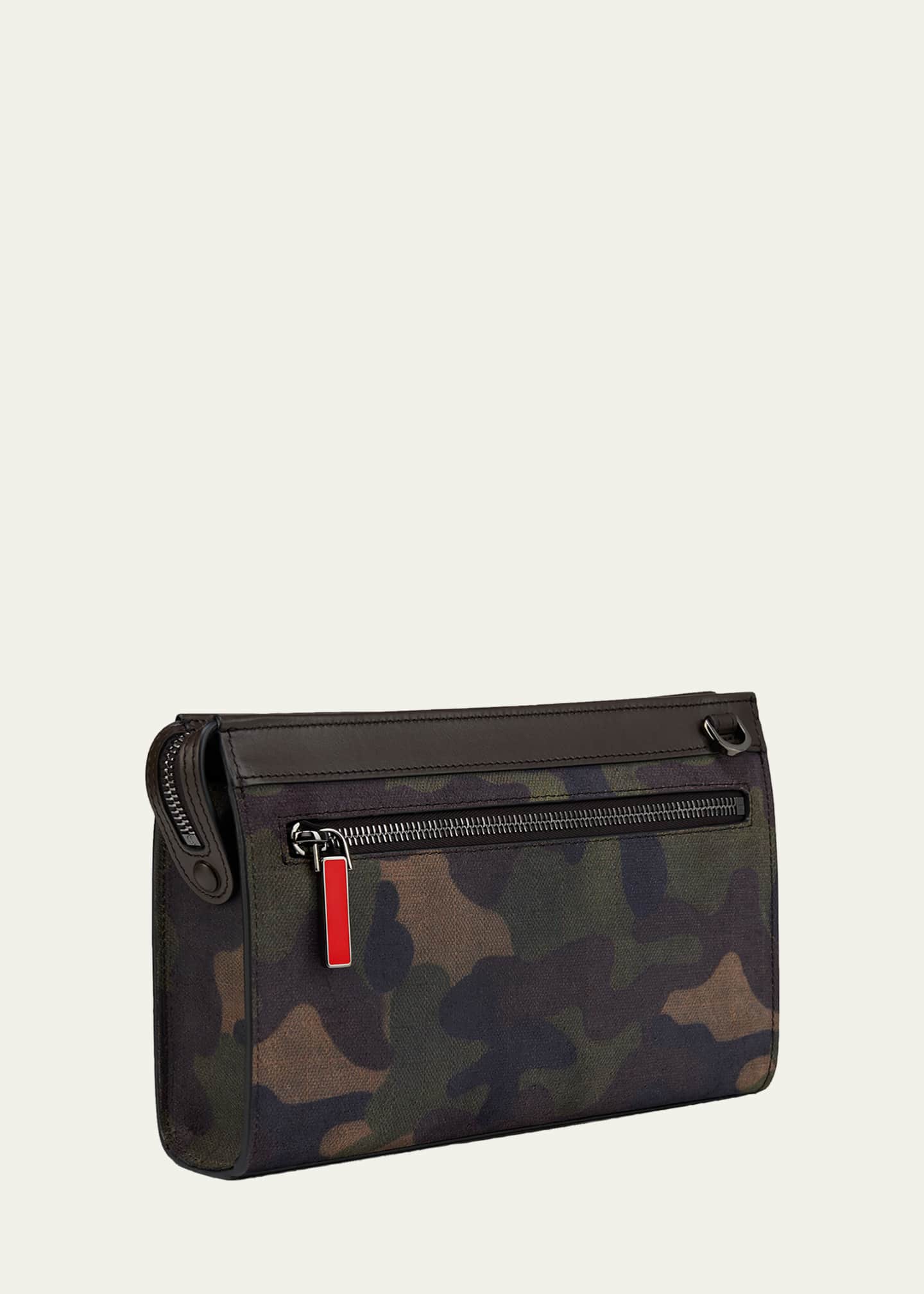 Christian Louboutin Men's Funky Camouflage Reverse Leather and