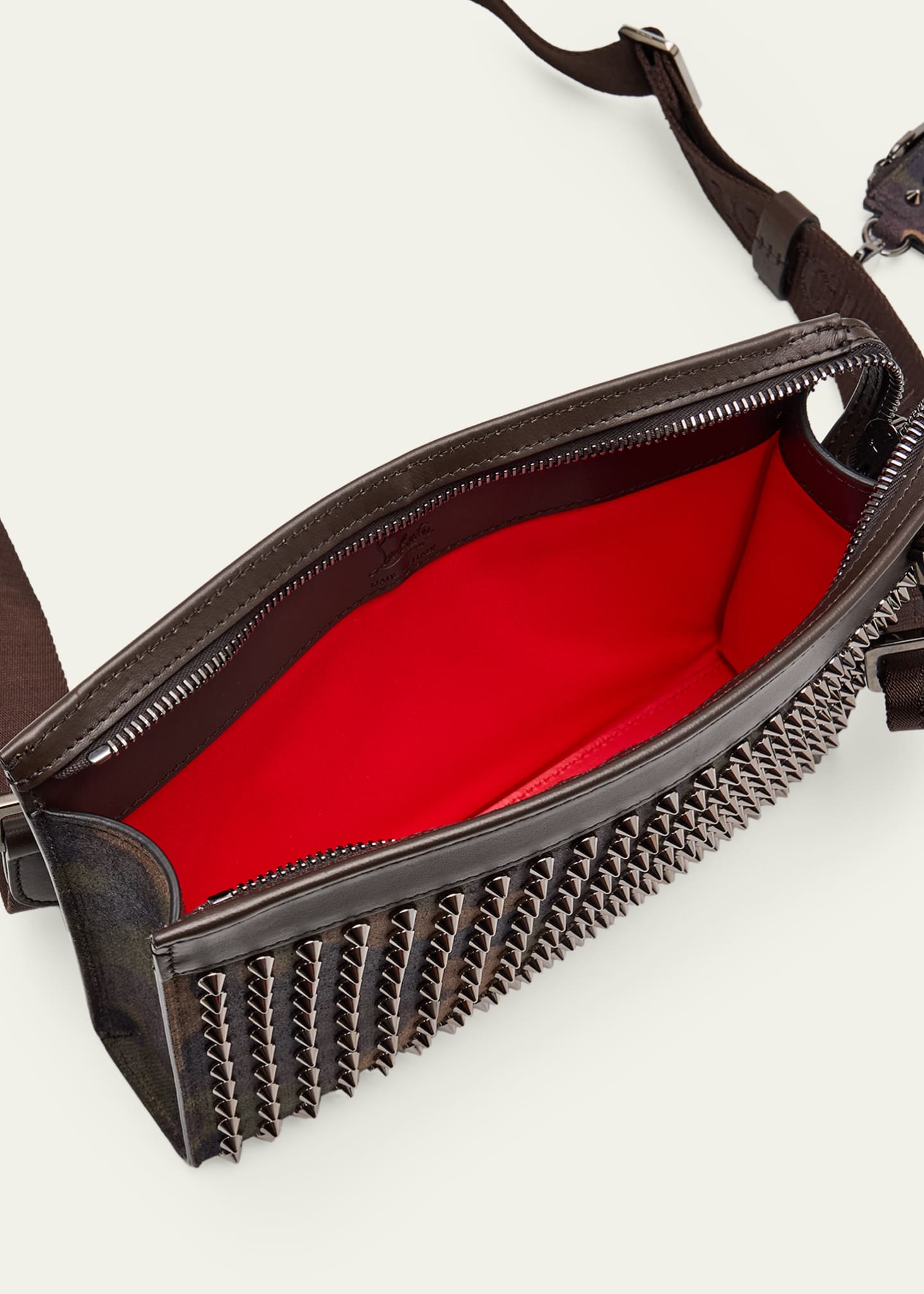 Christian Louboutin Men's Funky Camouflage Reverse Leather and