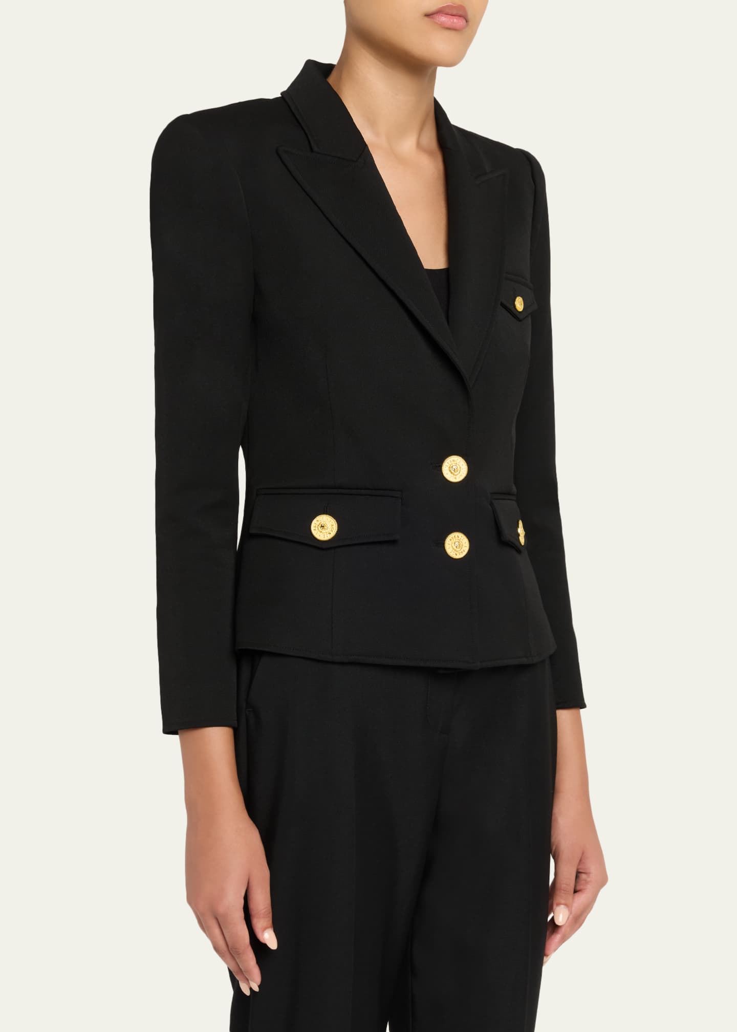 Wylla Structured Single-Breasted Blazer