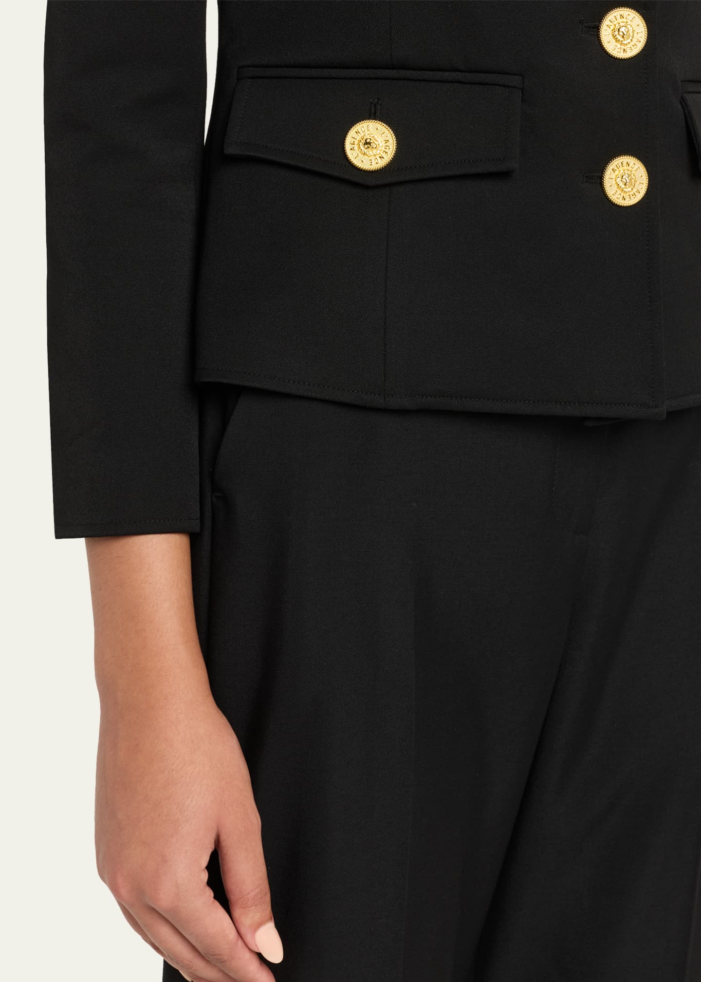 Wylla Structured Single-Breasted Blazer