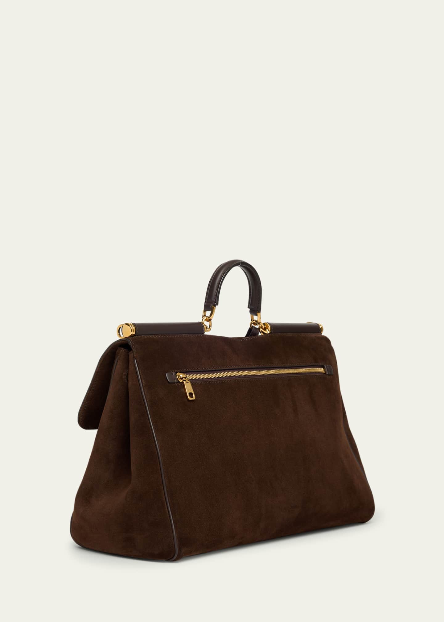 Dolce&Gabbana My Sicily Suede Top-Handle Bag - Bergdorf Goodman