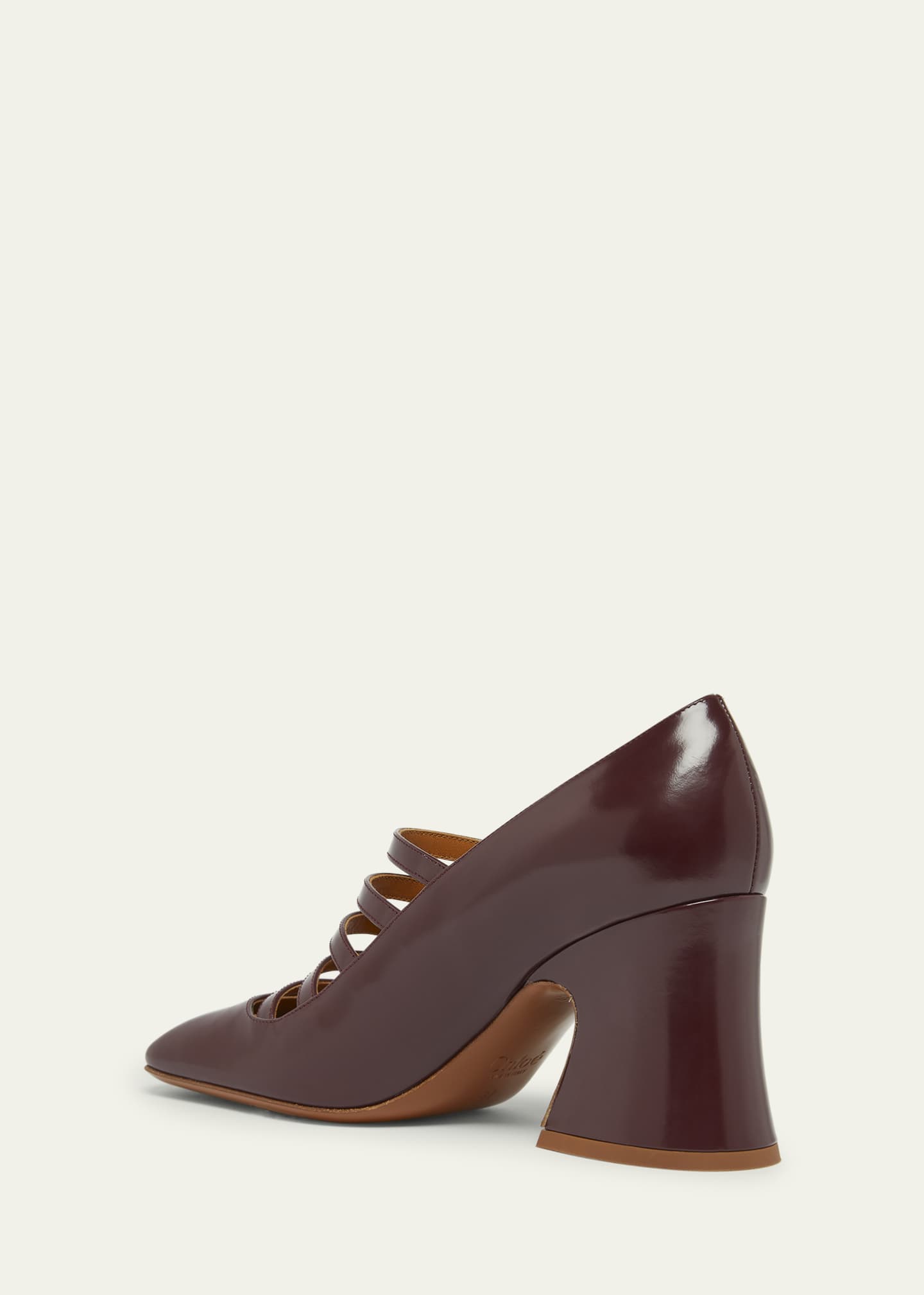 Chloe Janis Patent Leather Mary Jane Pumps Image 4 of 6