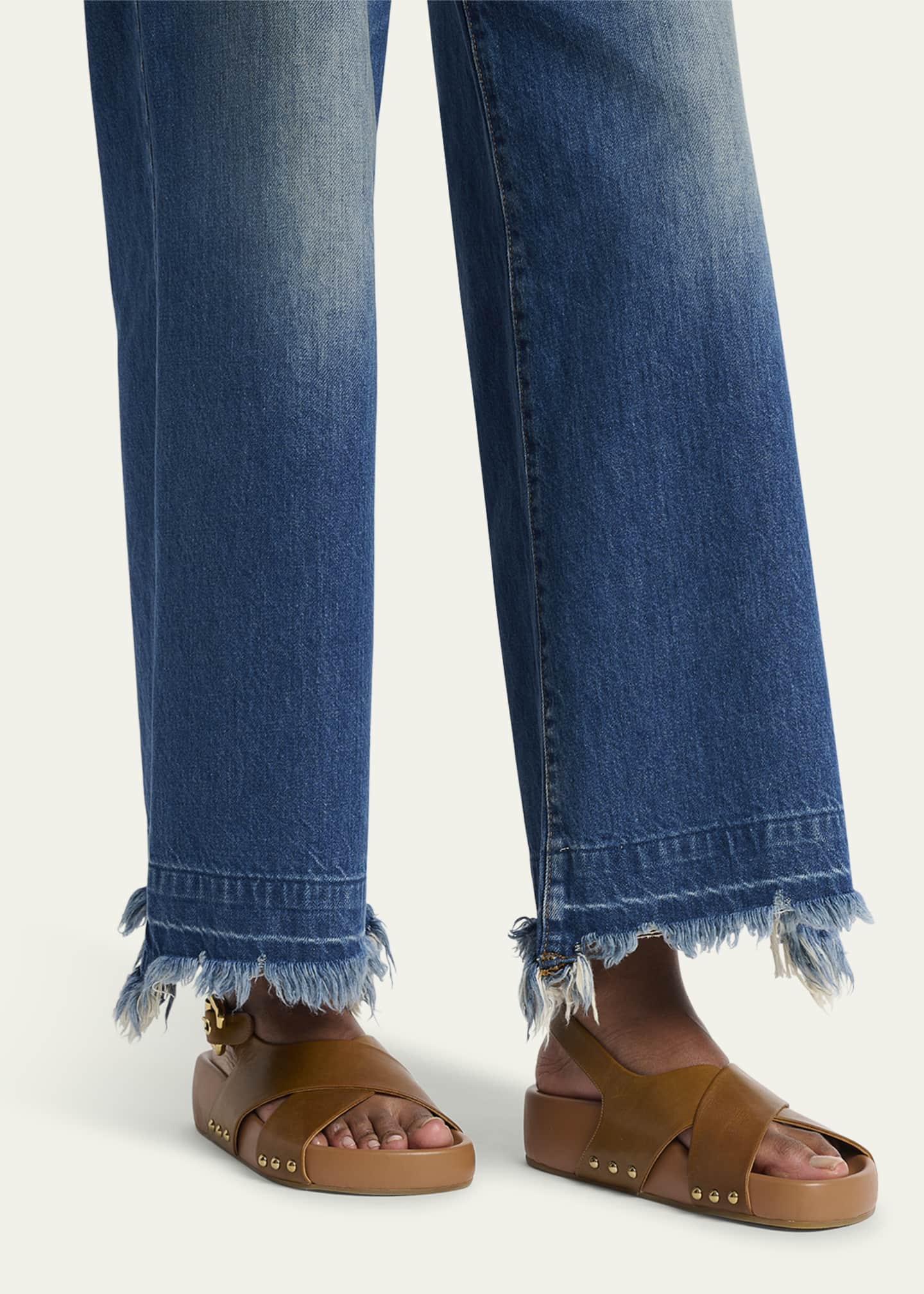 Chloe Mae Paddington Leather Crisscross Sandals Image 2 of 6