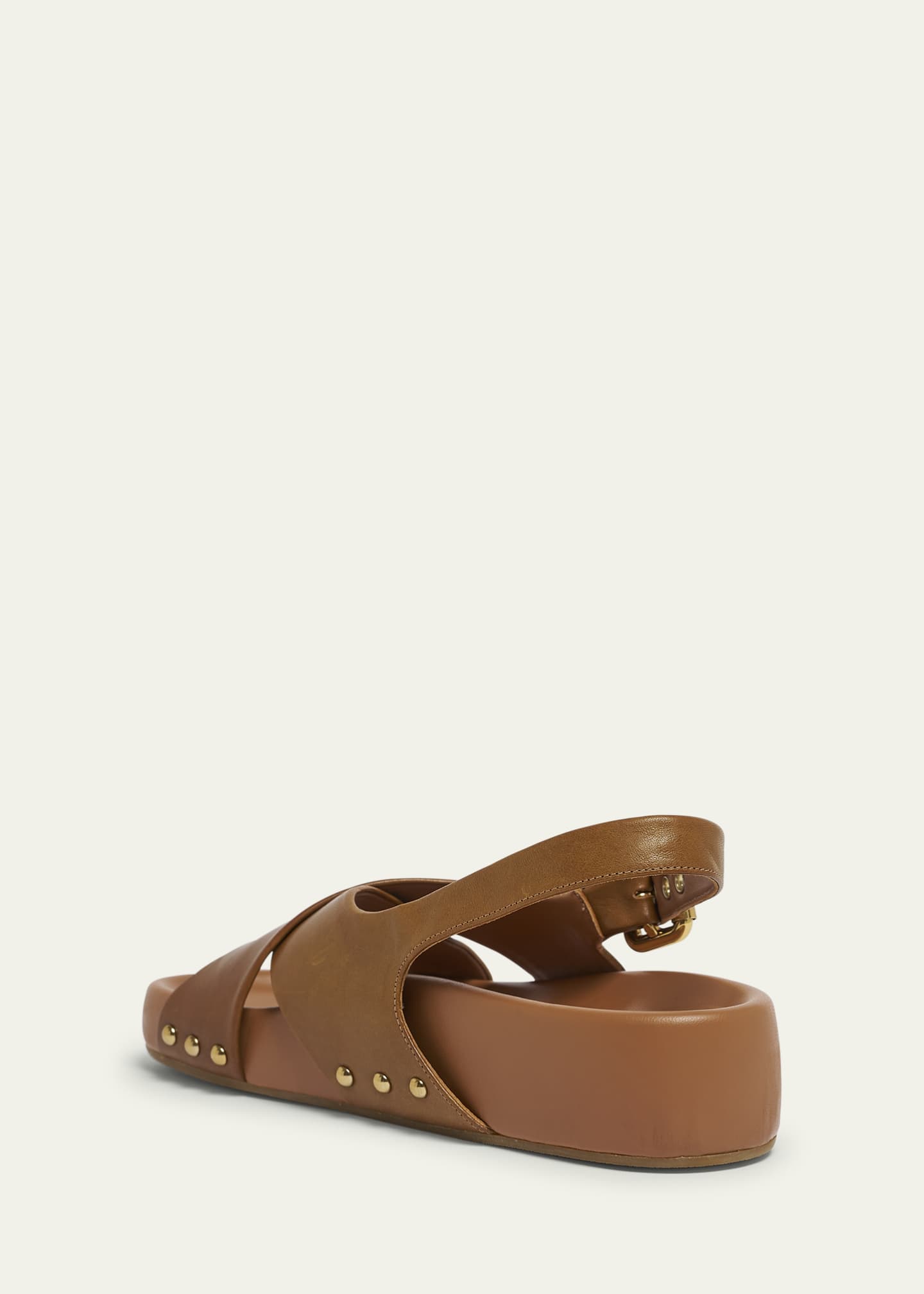 Chloe Mae Paddington Leather Crisscross Sandals Image 4 of 6