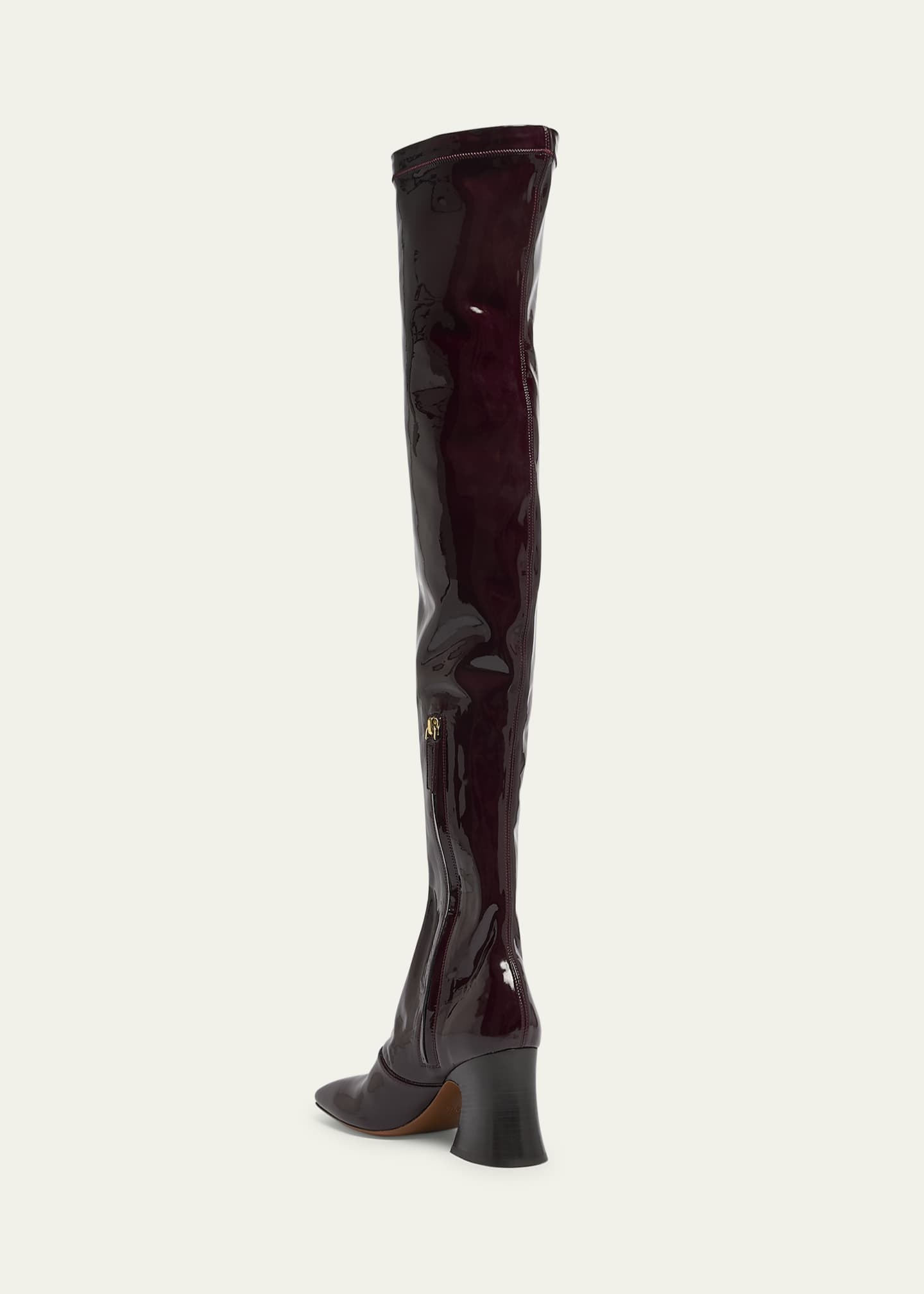 Chloe Janis Patent Leather Over-The-Knee Boots Image 2 of 4