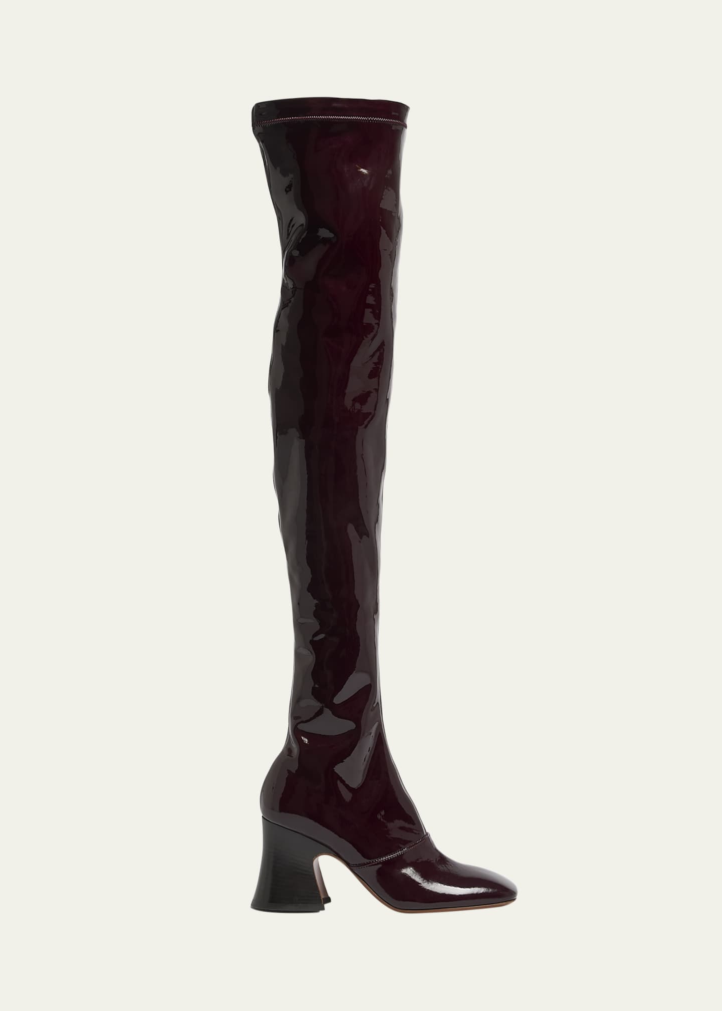 Chloe Janis Patent Leather Over-The-Knee Boots Image 1 of 4