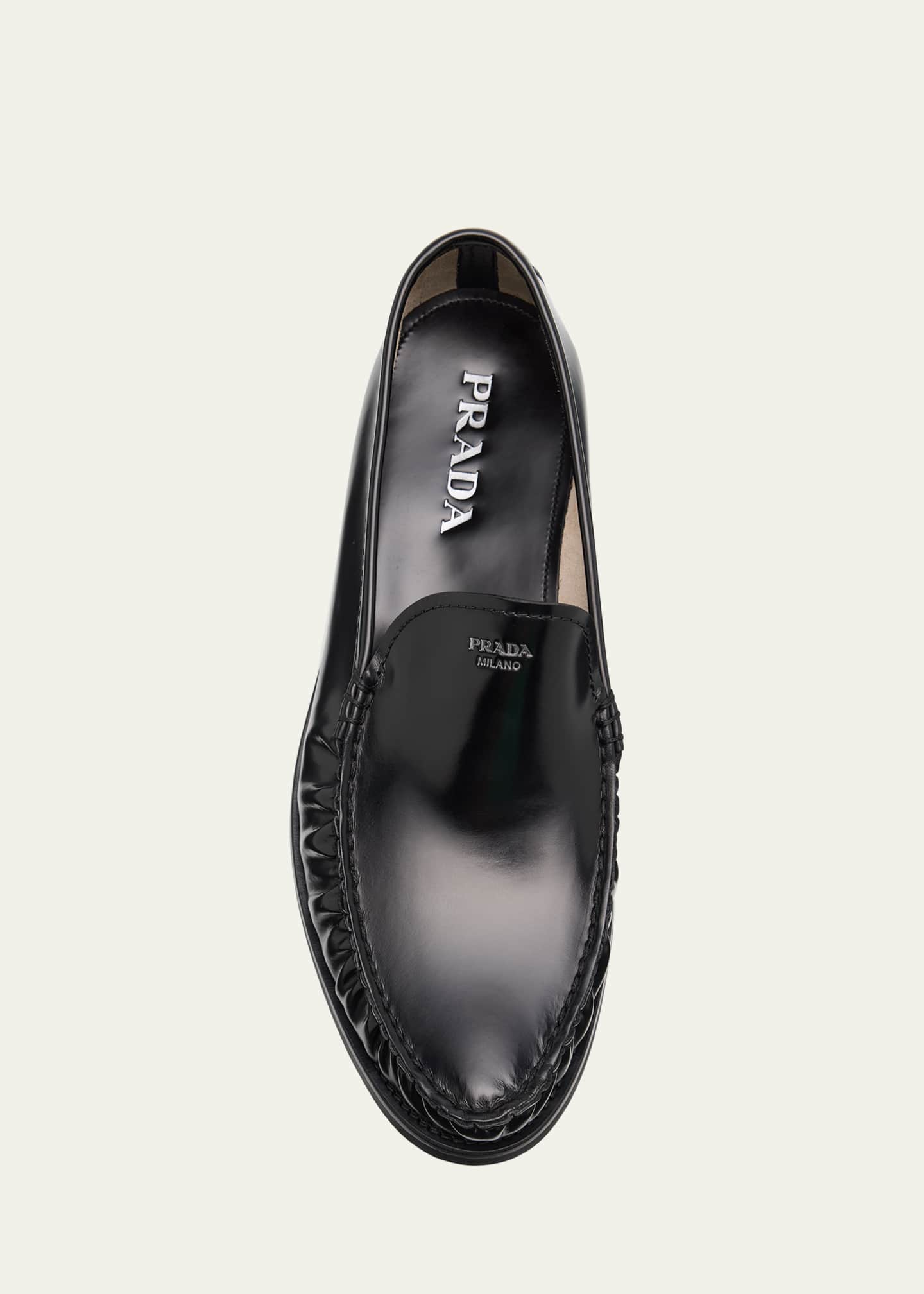 Prada Men's Venetian Loafers - Bergdorf Goodman