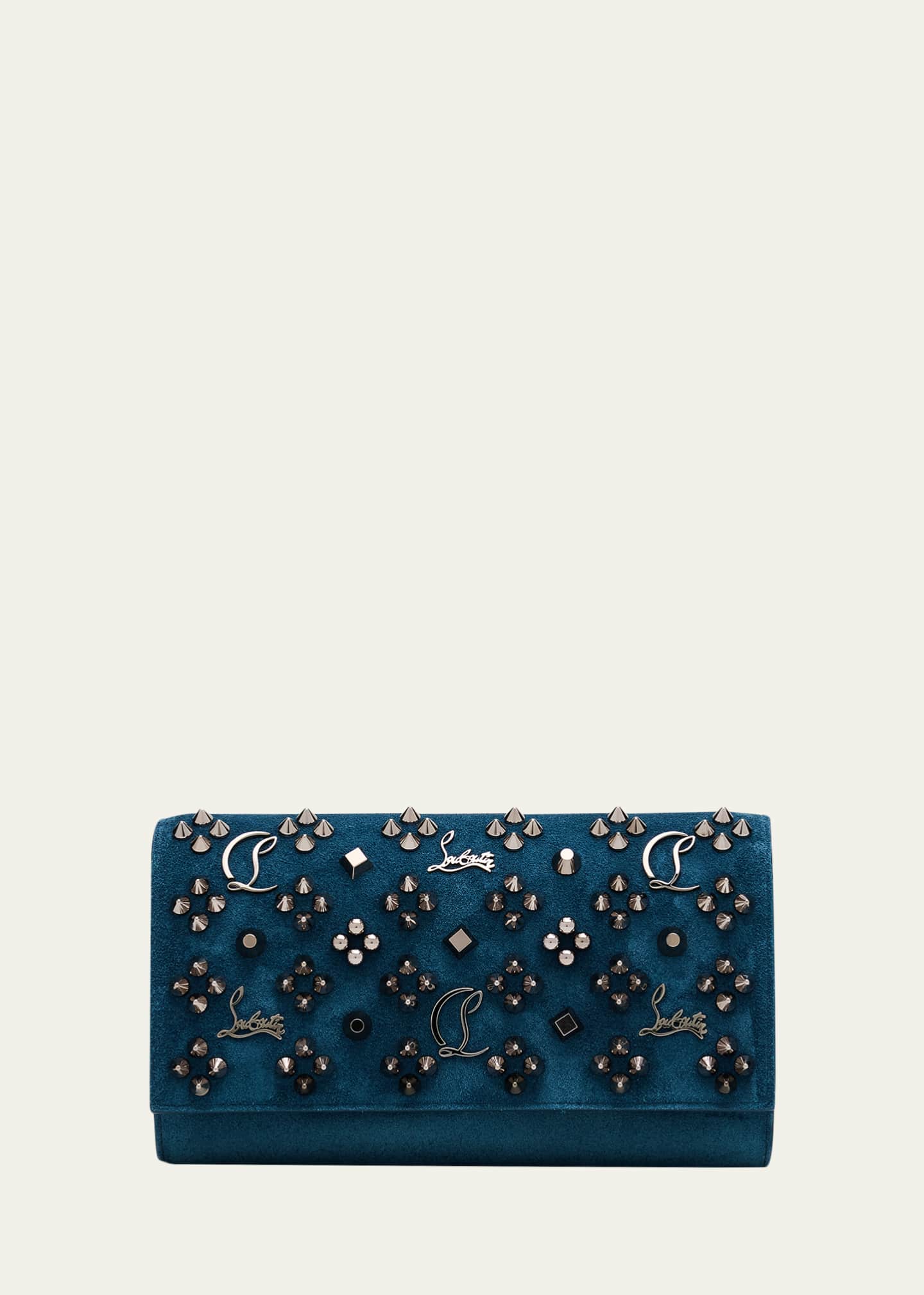 Christian Louboutin Paloma Wallet on Chain in Loubinthesky Suede
