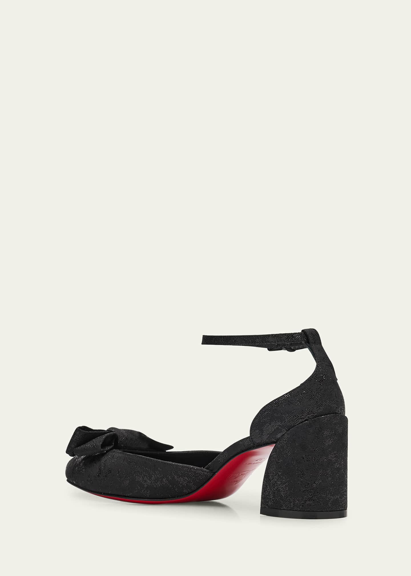 Jane Bow Red Sole Pumps